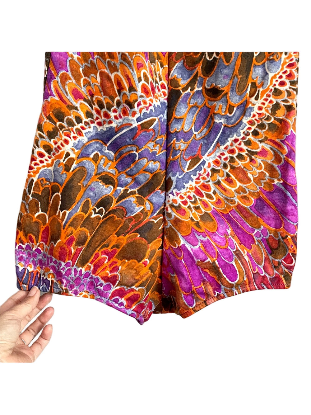 Vintage Retro Plunge Front Boyleg Romper Style Swimsuit – Small 🇨🇦