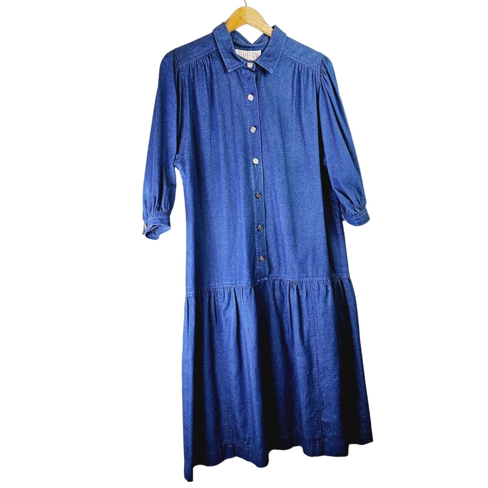 Vintage Premier Row by Marilyn Thelen Women’s Drop Waist 3/4 Sleeve Dress, 14W