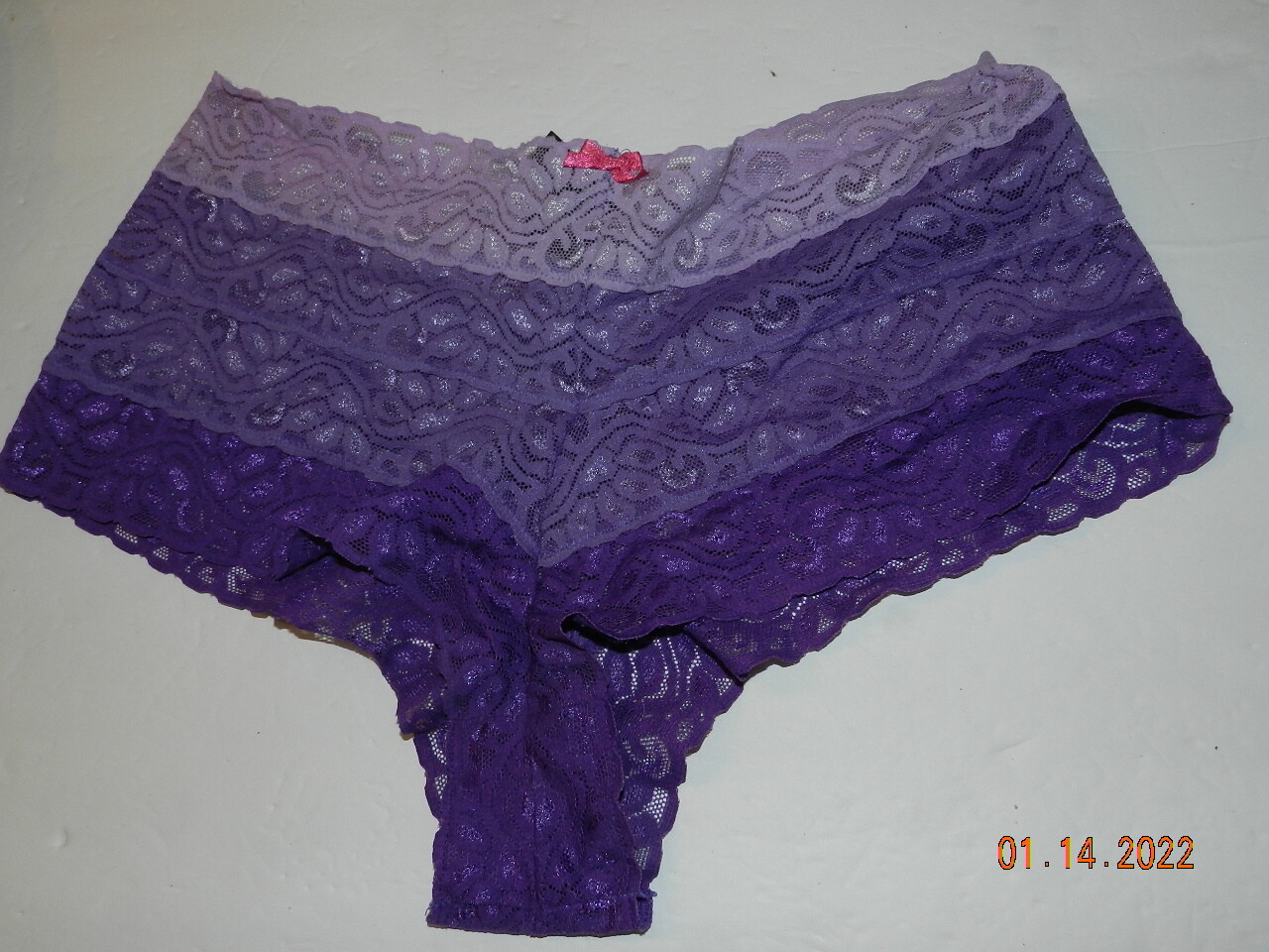 Ashley Stewart 18/20 lace panties purple