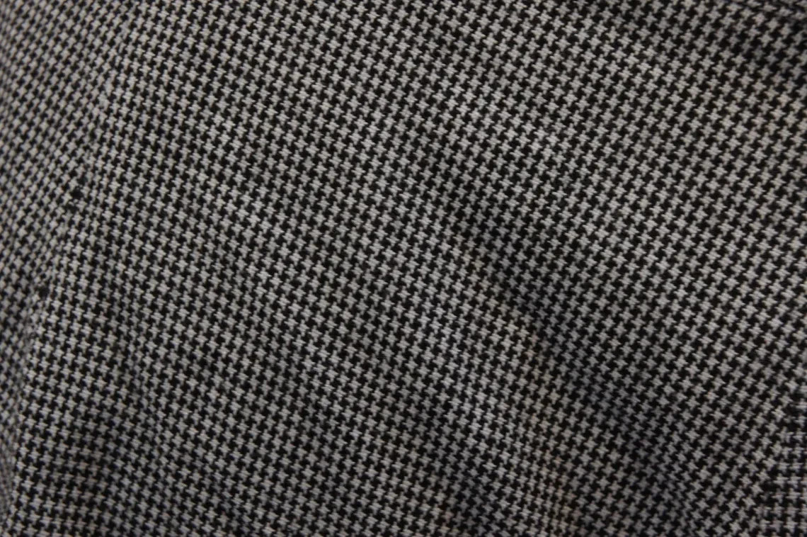 Vintage Women’s 80s-90s Black And White Houndstooth Print Shorts Boho Retro