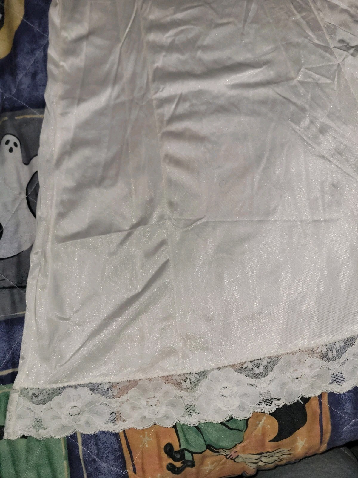 Velrose Full Slip Gown Ivory Lace Vintage Women’s Size 36