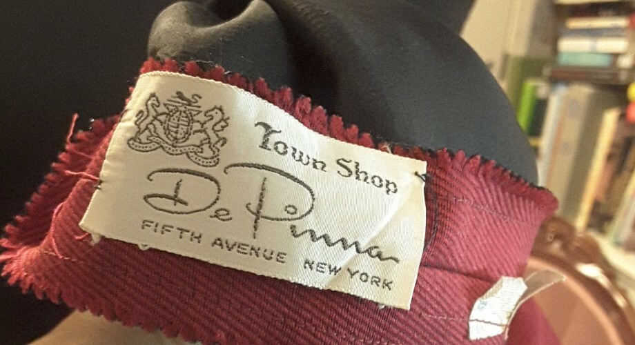 Red Vintage Dress By Mollie Parnis New York 5th Avenue