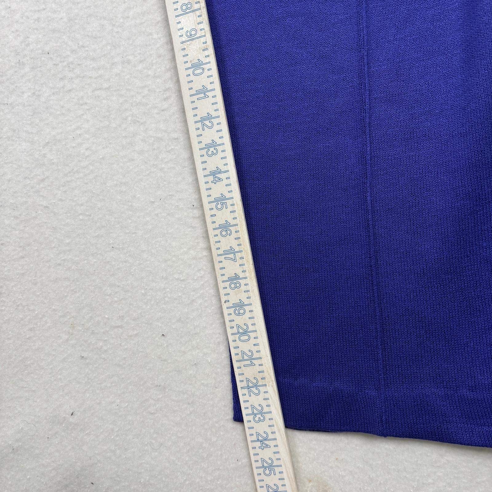 Vintage Laura by Alyzia Royal Blue Knit Cardigan Pants Set 18 Classic Old Money
