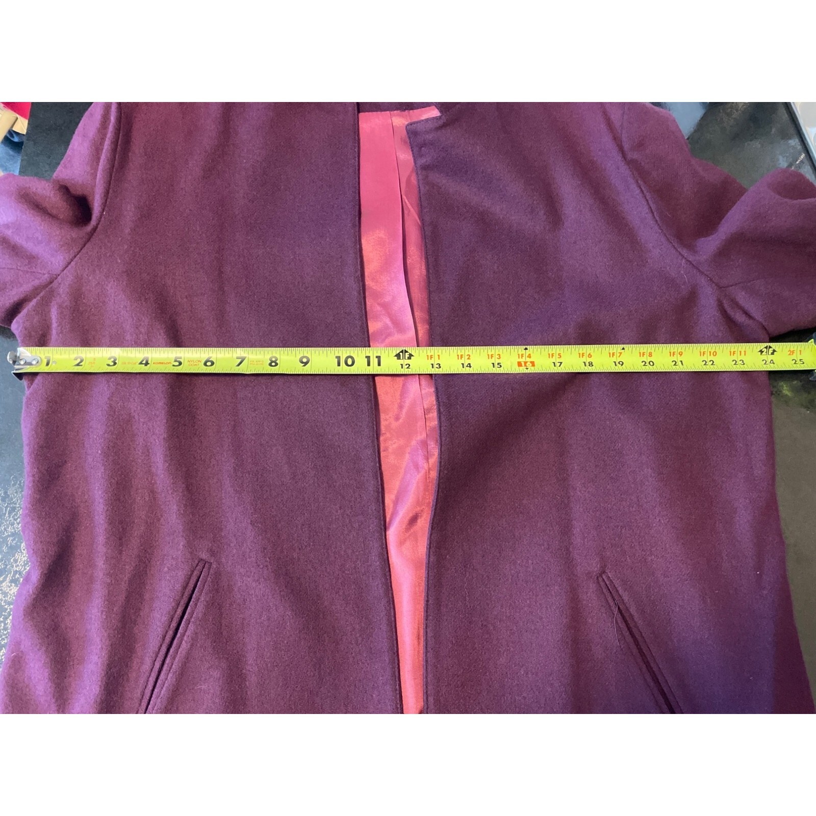 Vintage 80s Barry Ashley Maroon Open Long Sleeve Blazer Made in USA