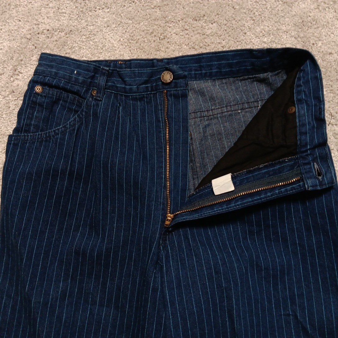 Vintage 70/80’s BROOKS Western Wear Denim Jeans High Rise Sz 13/14 (28×31)