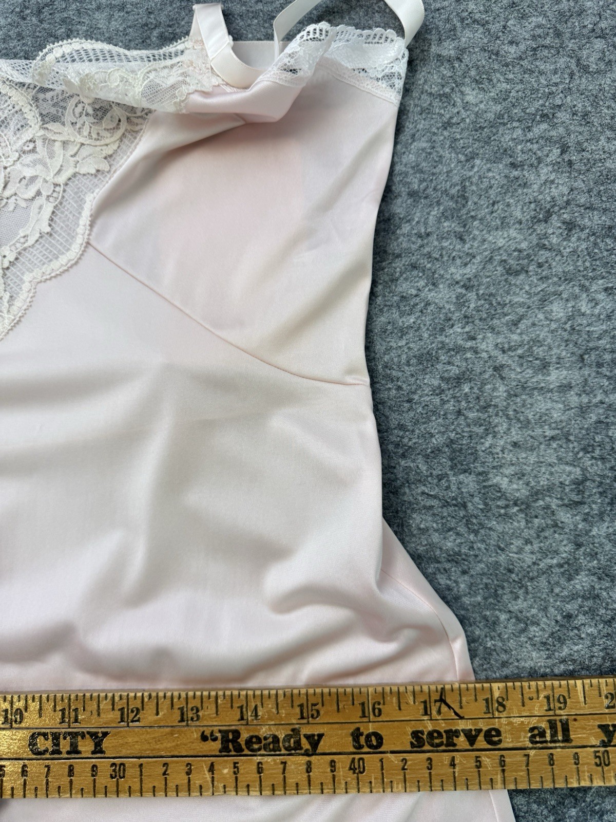VTG Shadowline Dress Slip NEW w/Orig Tags, Peek-A-Boo Lace Mauve Pink Sexy 80’s