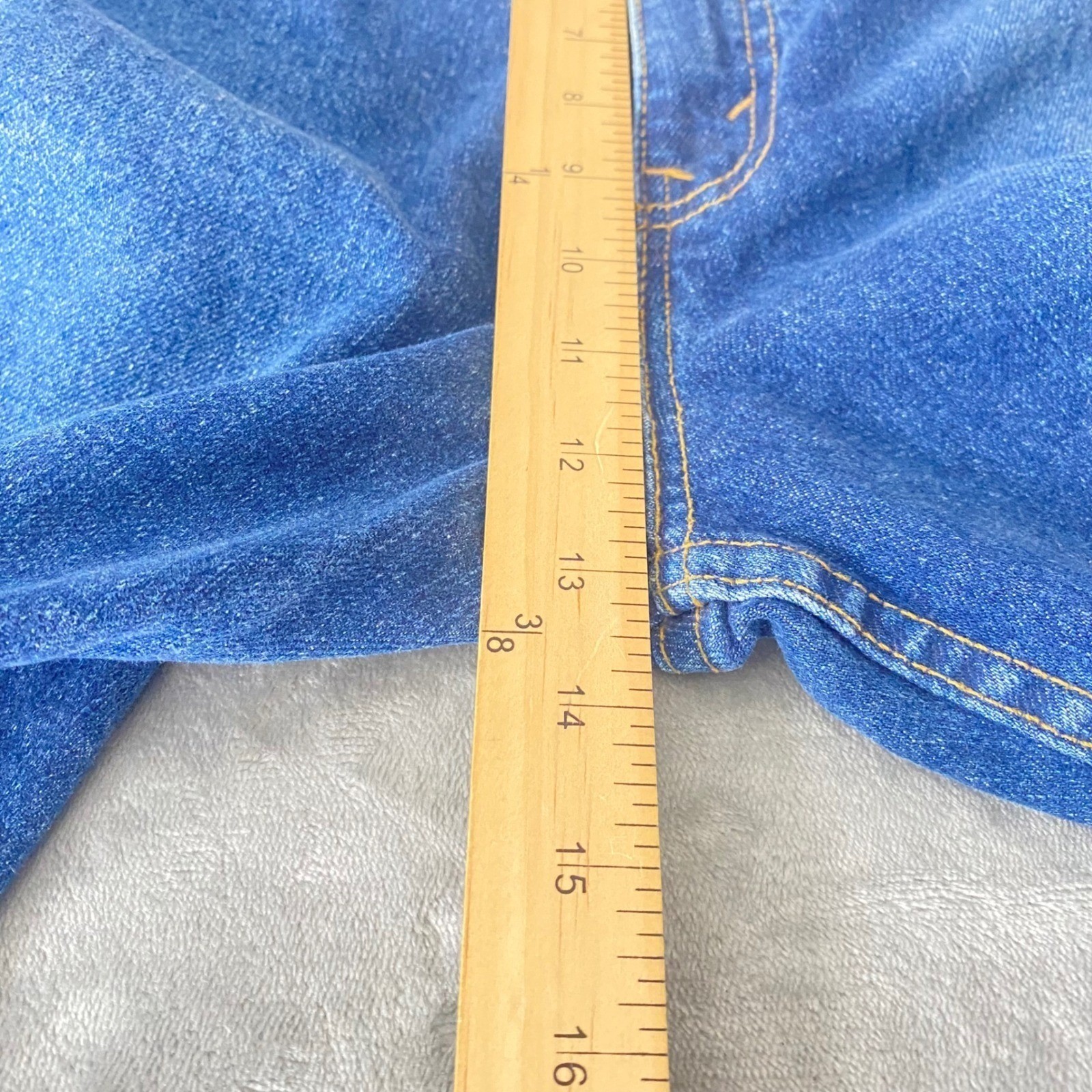 Levi’s 512 Jeans Womens 16 MIS L Blue Slim Tapered High Rise Made in USA Vintage