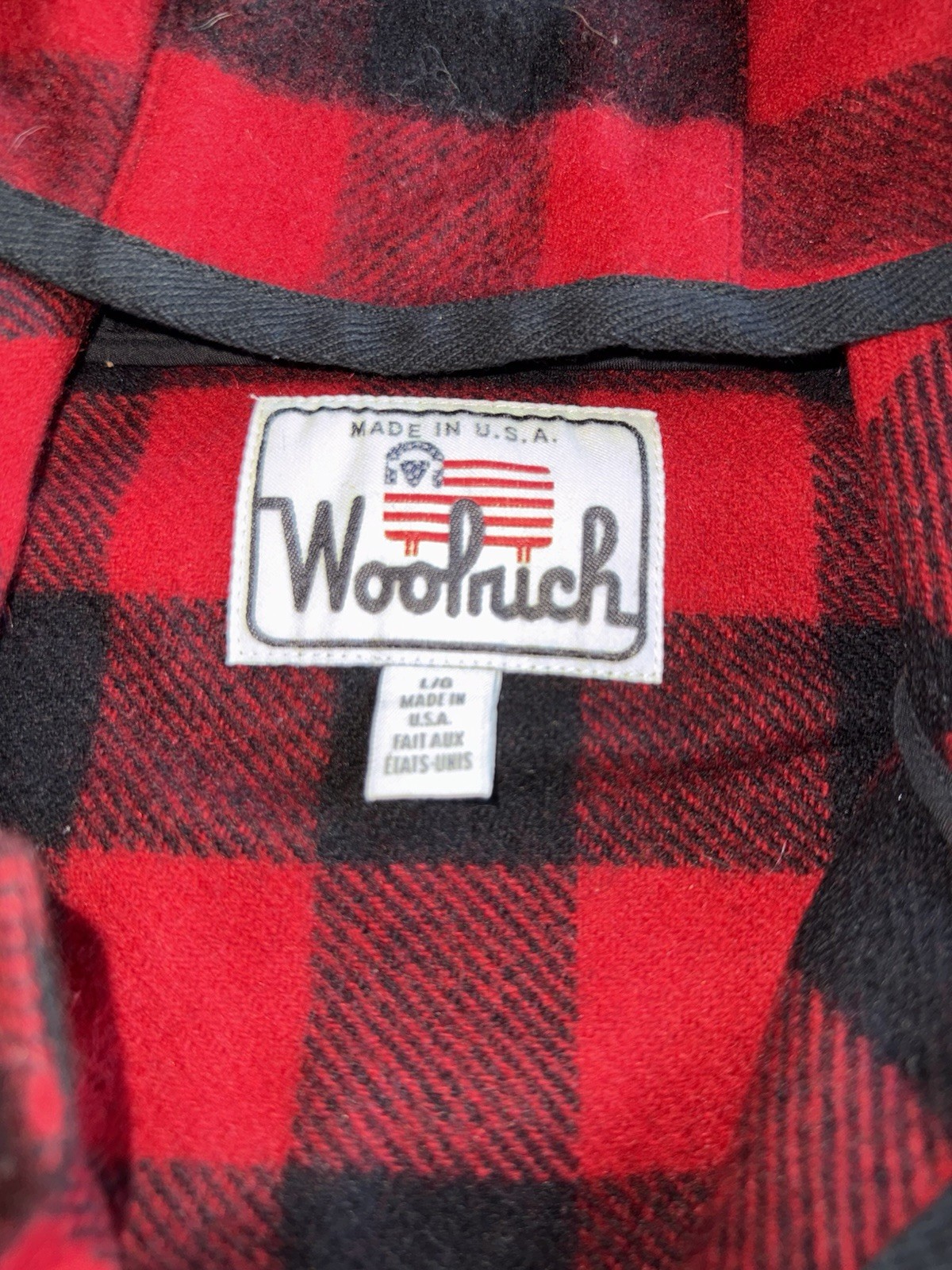 Vintage Women’s Woolrich Red Riding Hood Cape Shawl Made In USA Size L