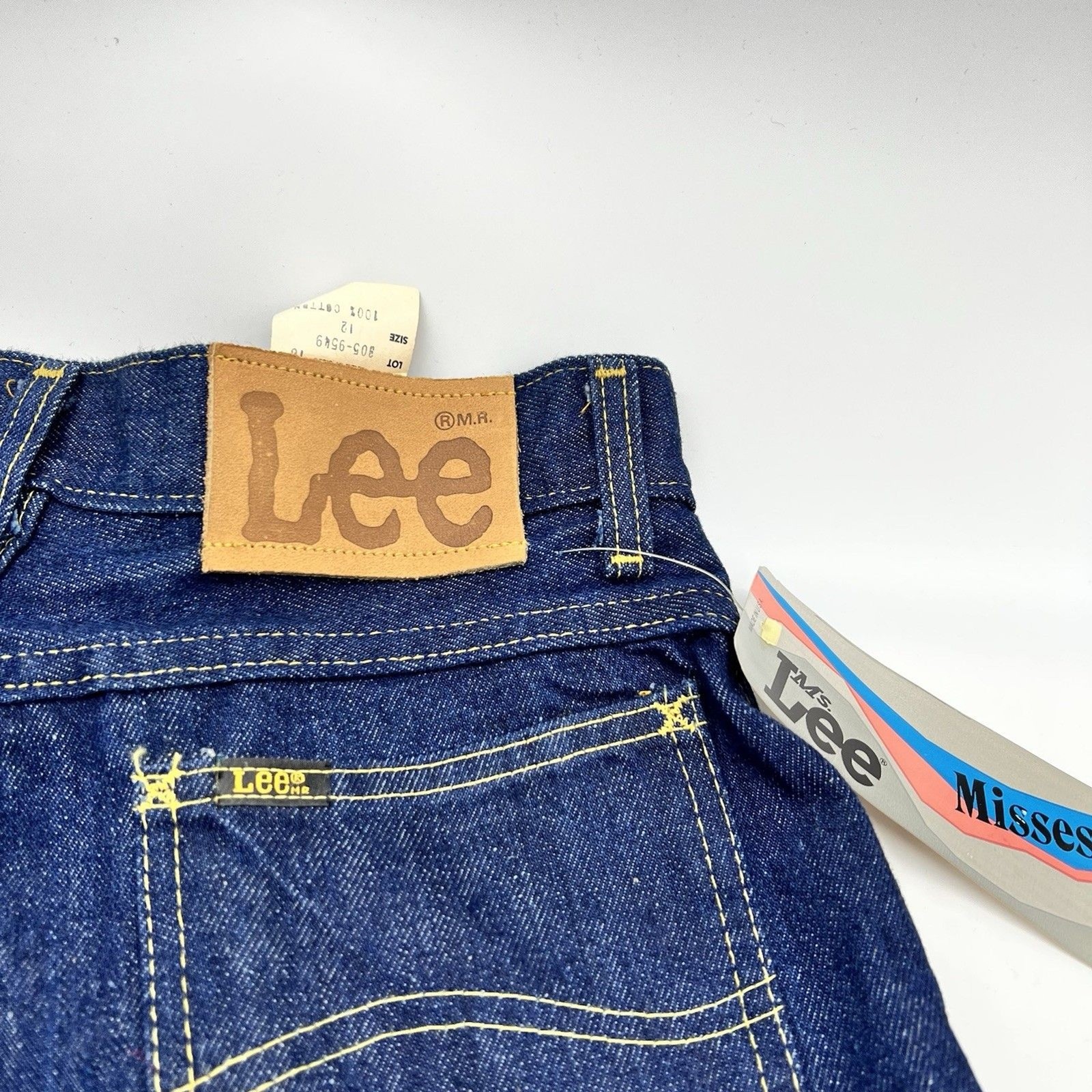 VTG 1970s Ms. Lee Riders Women’s Straight Leg High-Rise Jeans USA Made-Size 12