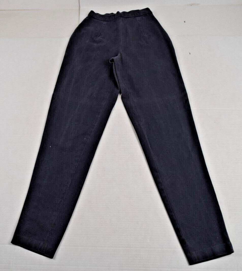 Vintage Pants Gap Size 1L 90s Soft Charcoal Gray Stretch Tapered Made Bahrain