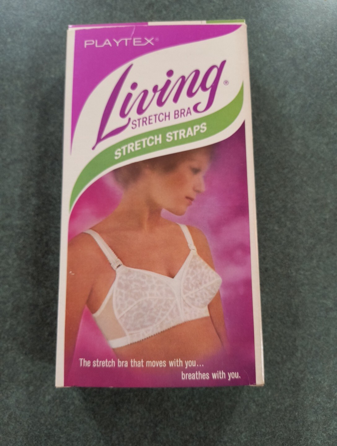 Vintage 70’s / 80’s Playtex Living Stretch Bra Stretch Straps 36D White NOS