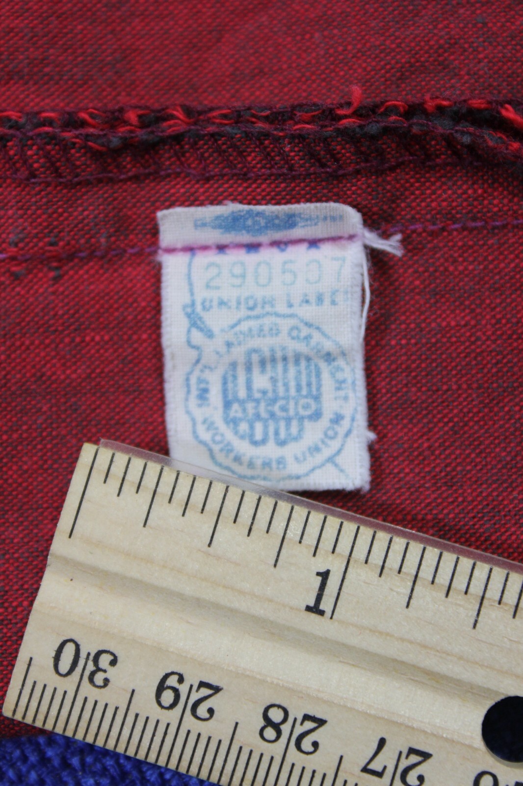 Vintage Skort Skirt Shorts Siren Red Women Girls High Waist 1955 -1963 AFL CIO