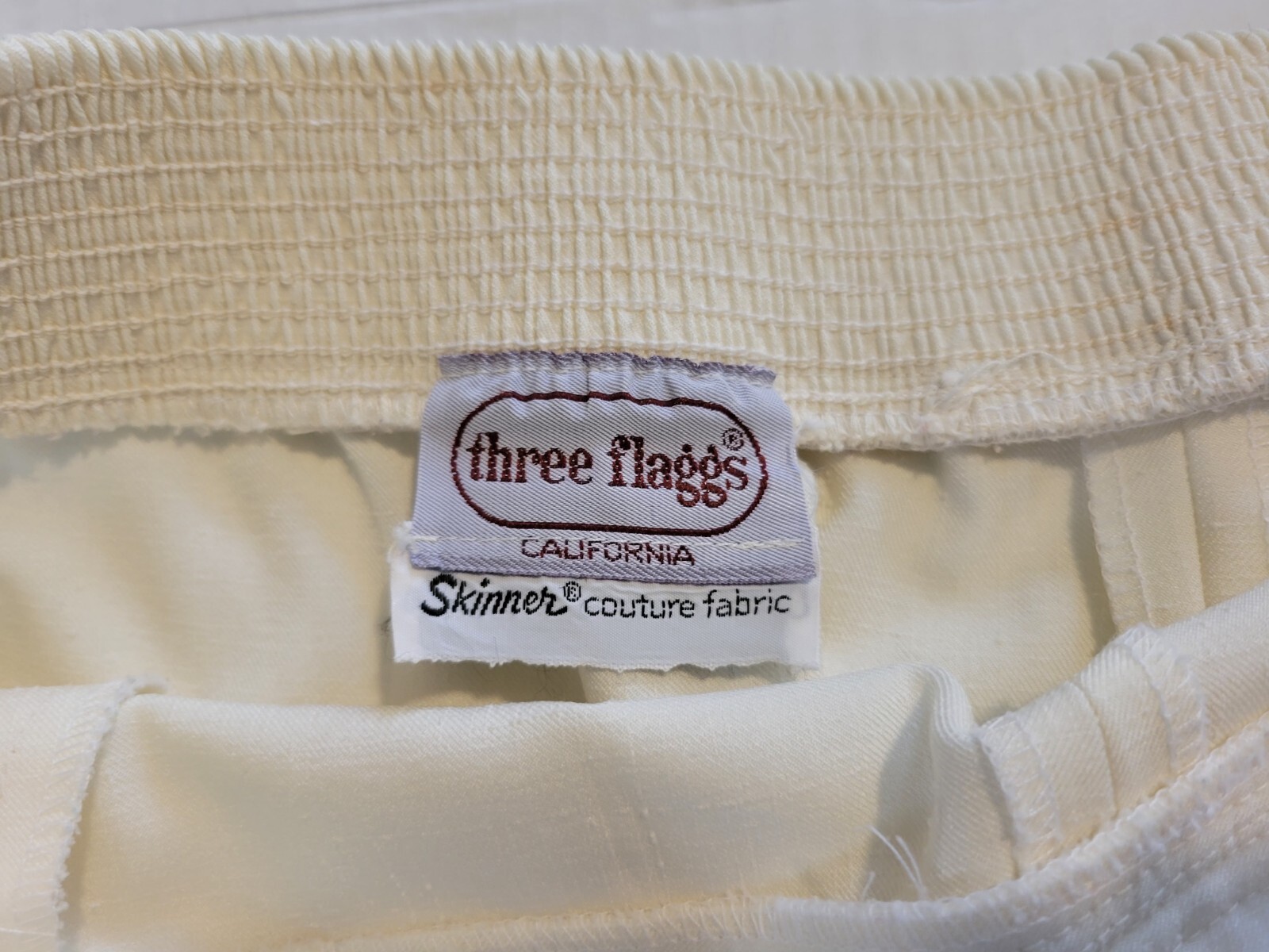 Vtg Dress Pants Size 16 Couture Fabric Polyester
