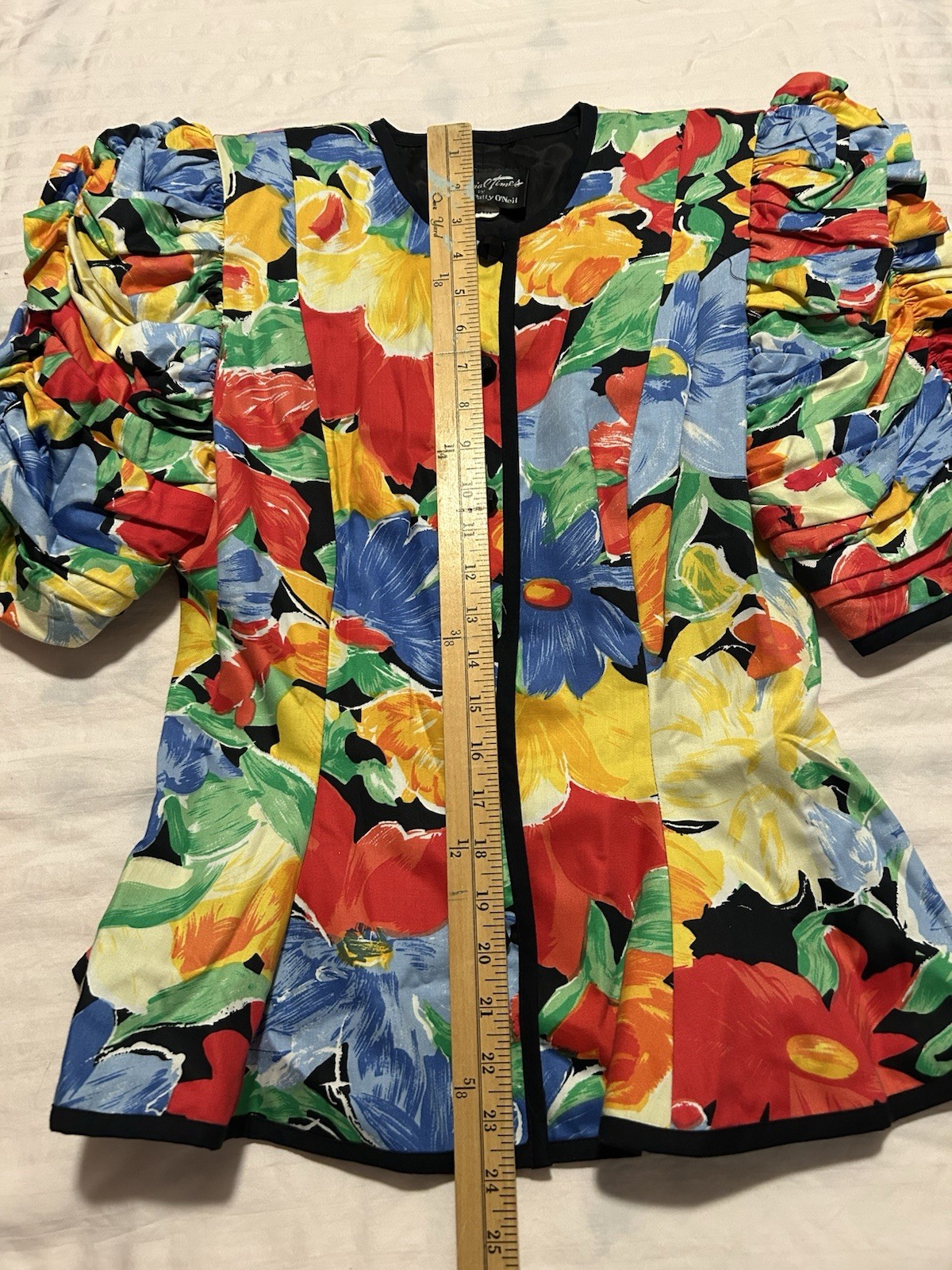 Blouse Union Tag Women Vintage Top Patty O’Neil Size 8 1970’s Union Tag Lined