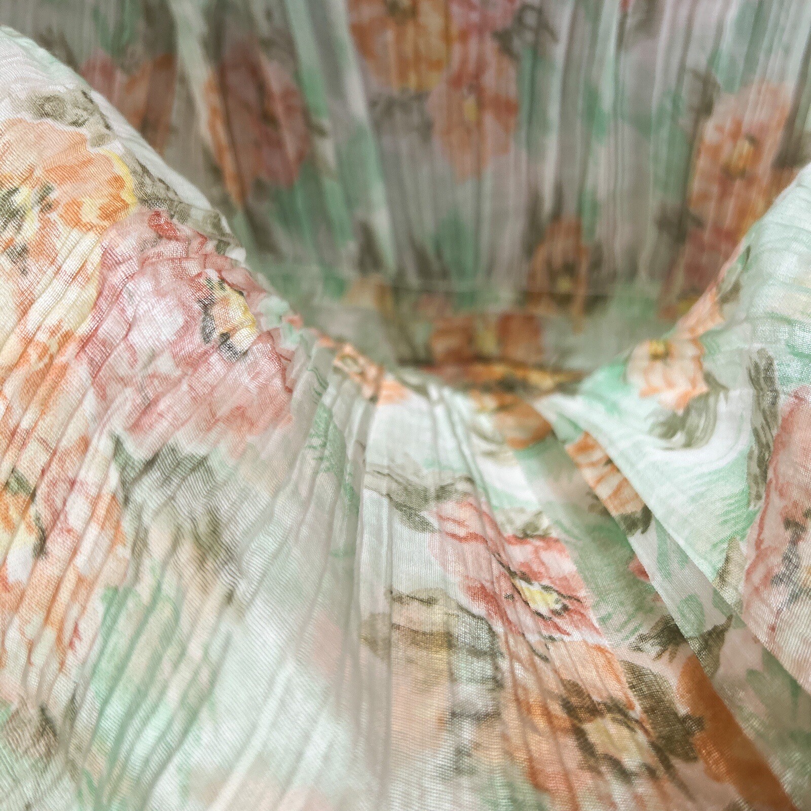 Vintage 70s Terri Rose Sheer Prarie Maxi Dress Gunne Sax Cotton Beautiful 29×55