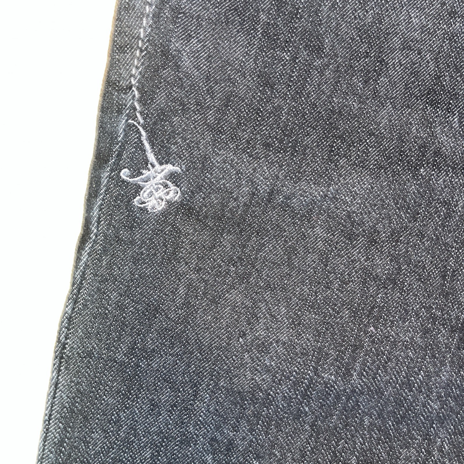 Apple Bottoms Jeans 13/14 Black Capris Embroidered Pockets New with Tag Vintage