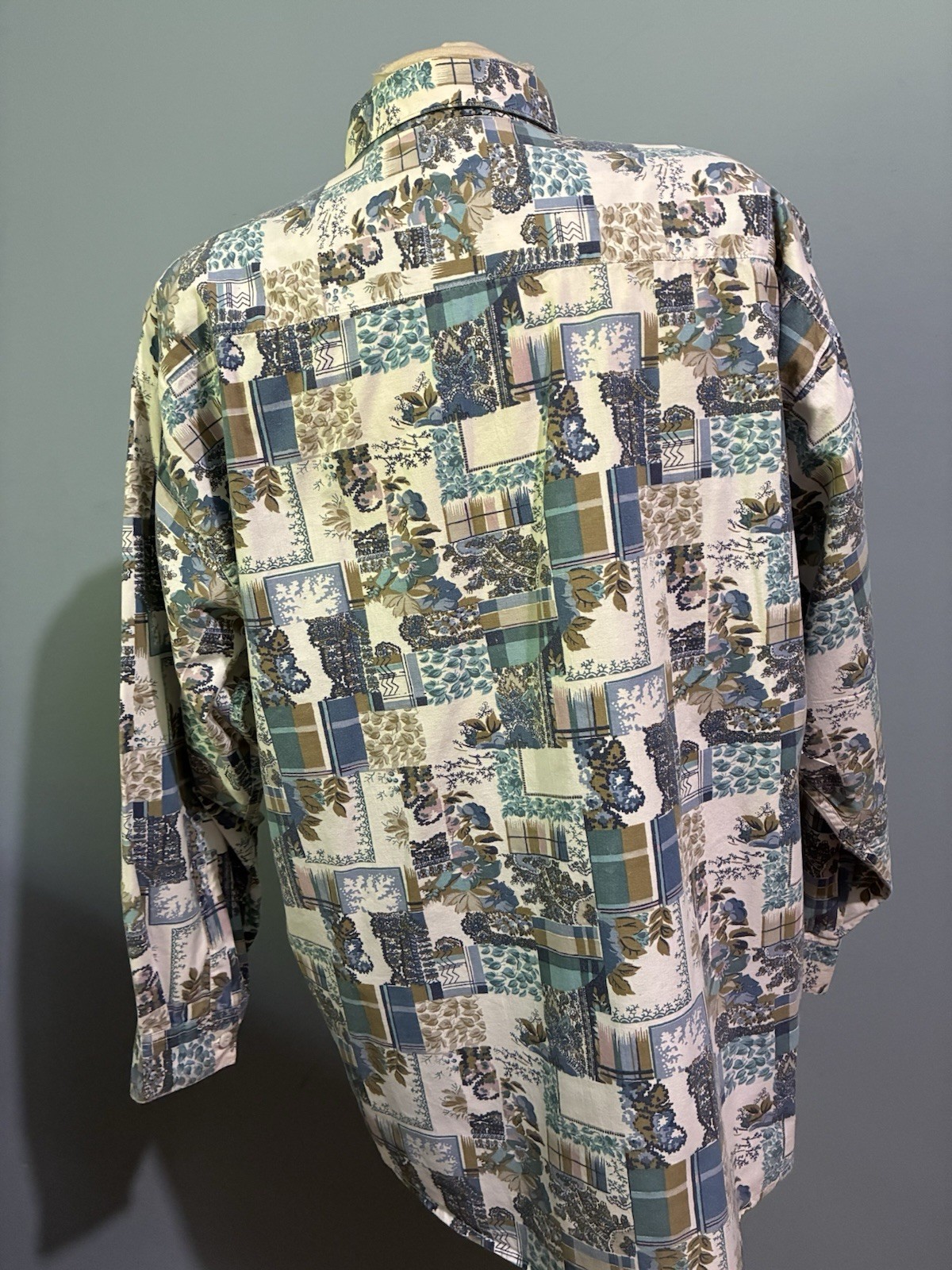 Vintage 80s Keren Hart Button Shirt Top Sz L