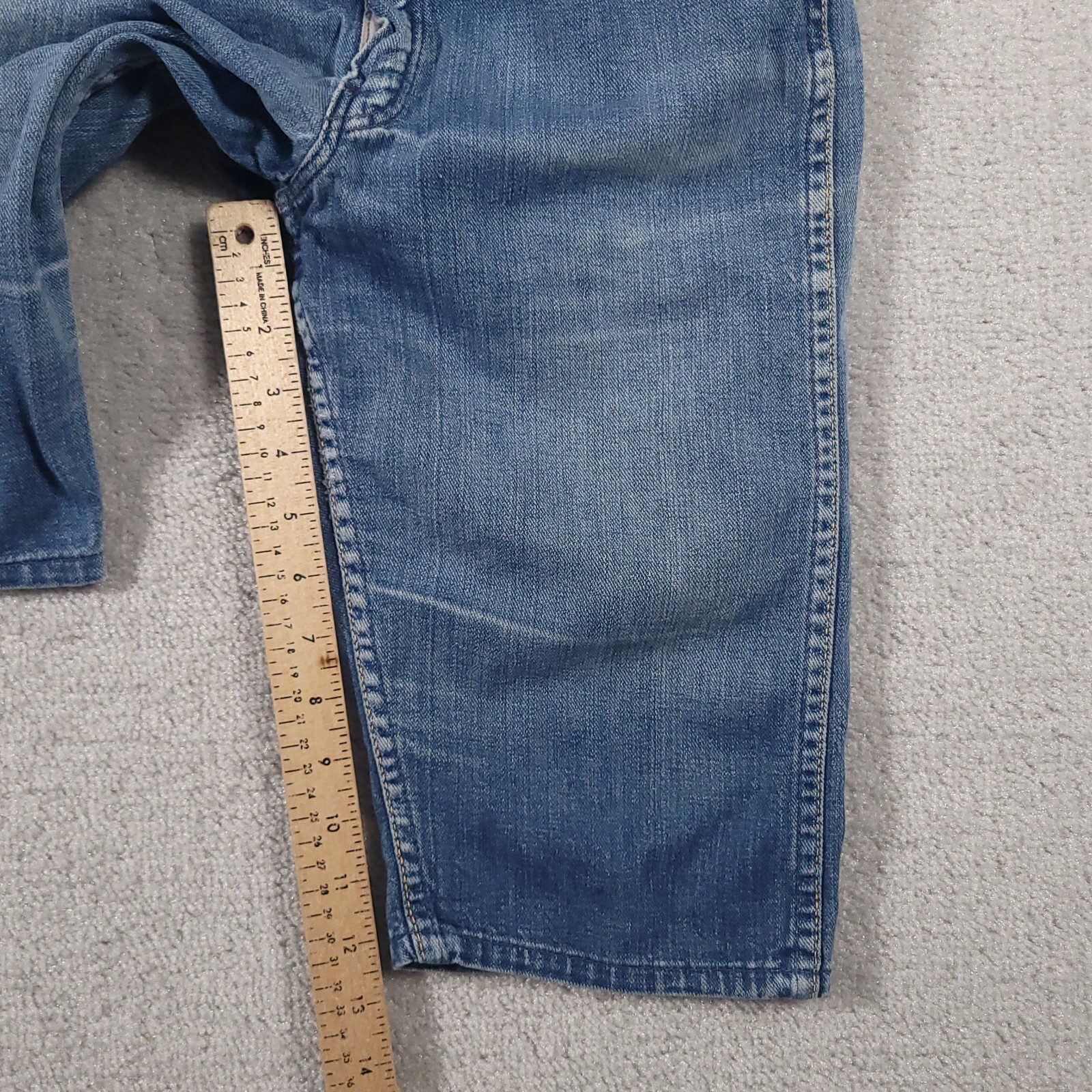 Vtg Wrangler Sanforized Blue Bell 50s 60s Jean Shorts Women’s Misses 12 USA FLAW