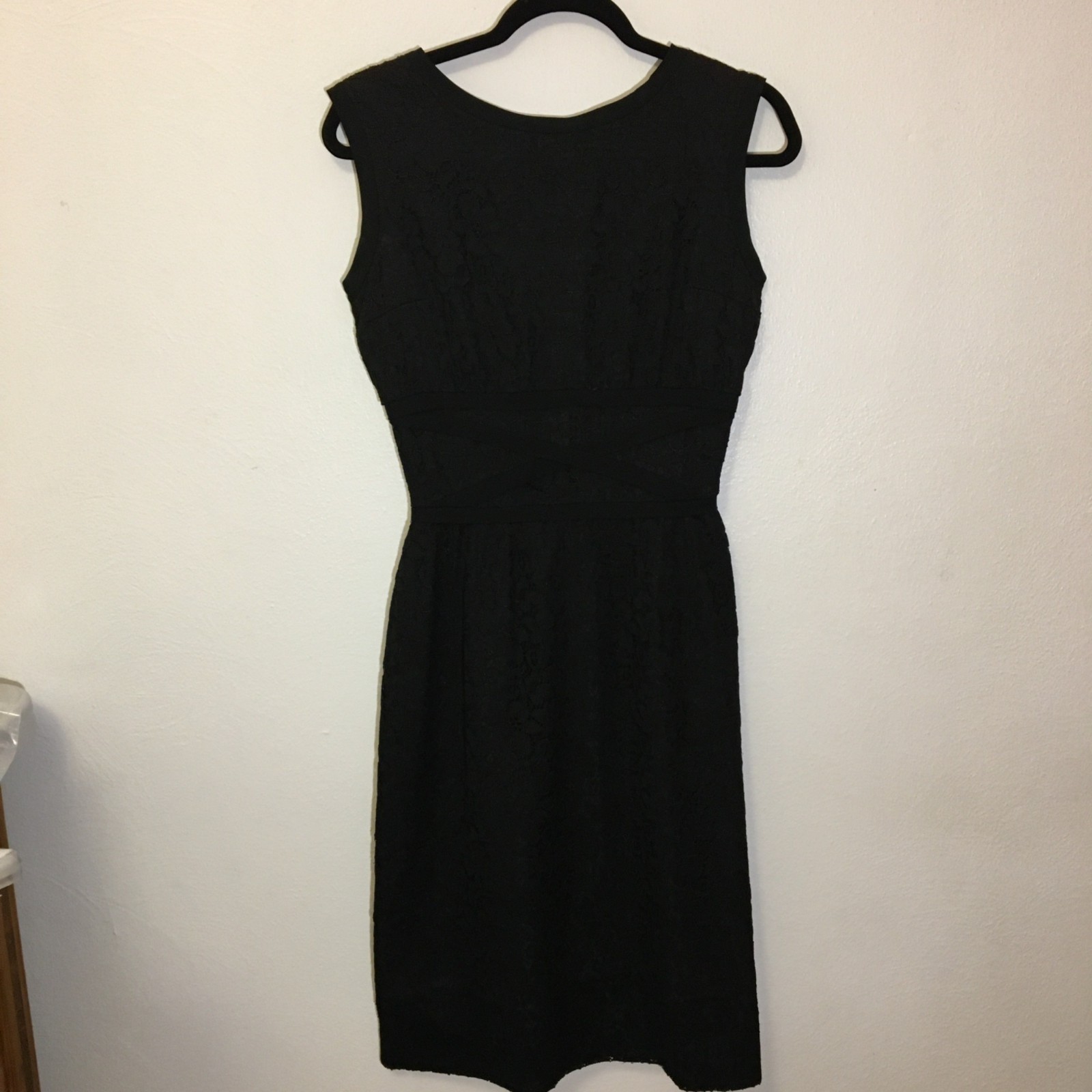 Vintage 50s 60s Black Wiggle Dress Party Cocktail Christmas LBD MCM Bombshell (I
