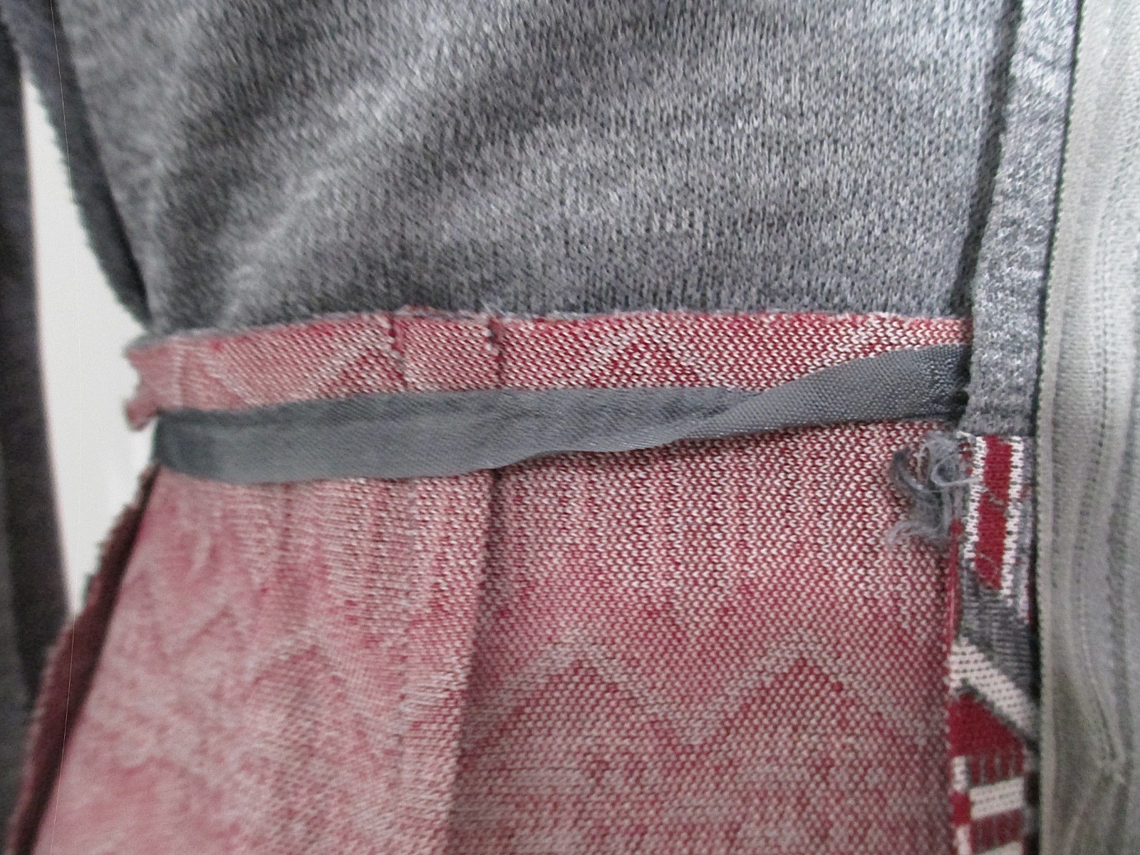 Vintage Carillon Double Knit Dress in Gray, Very Nice, Size M