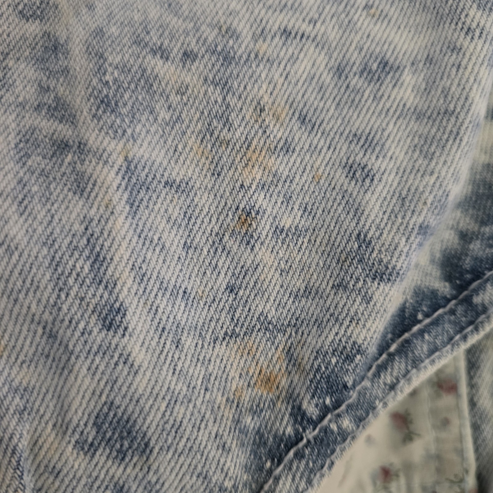 VTG 80s Deadstock Acid Wash Patchwork Mom Jeans PASTA Breaker Sz 13/14 NWT