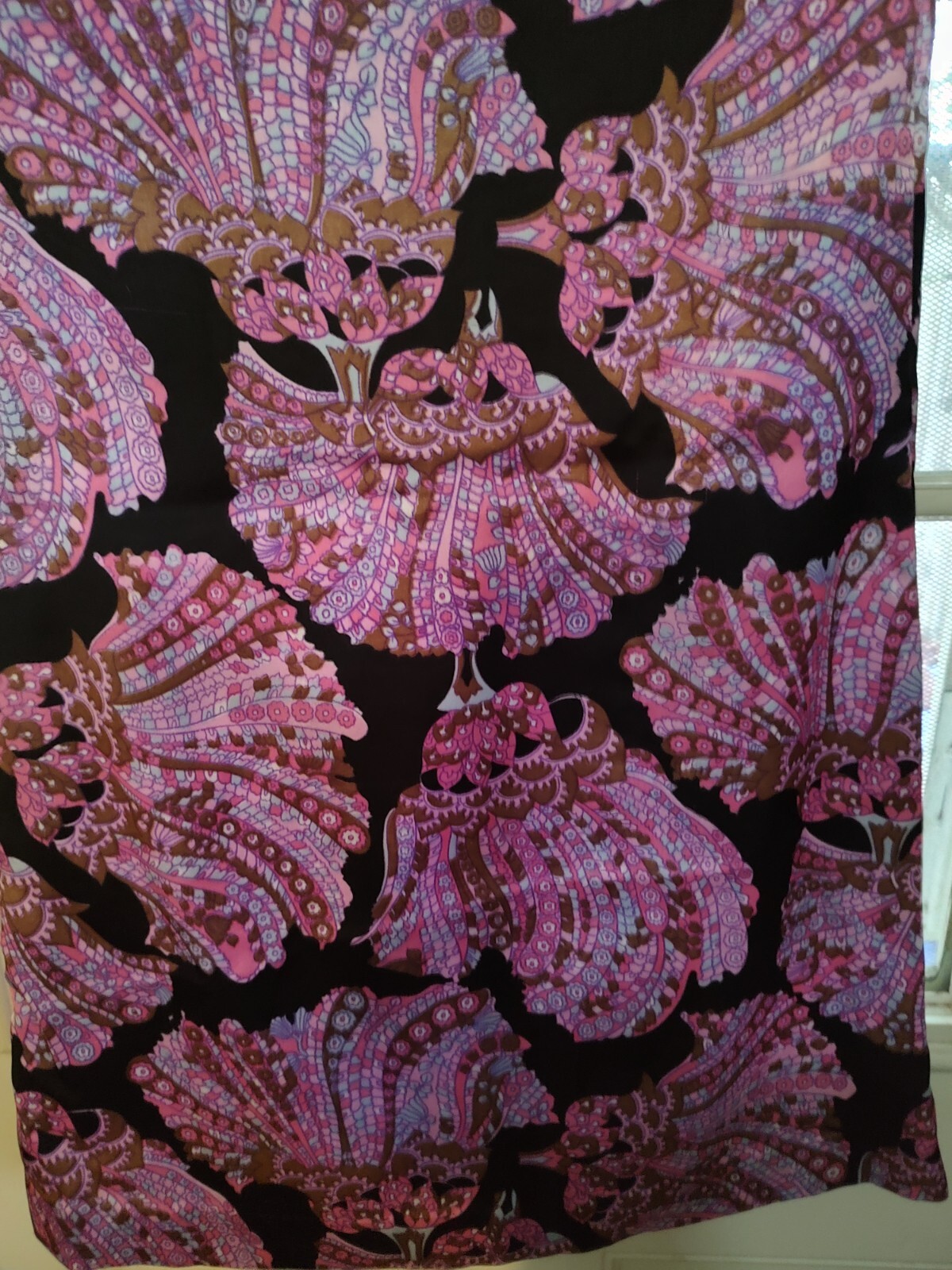 Vintage Women’s 60s 70s Paisley Gogo Mod Disco Hippie Dress Size 6/8