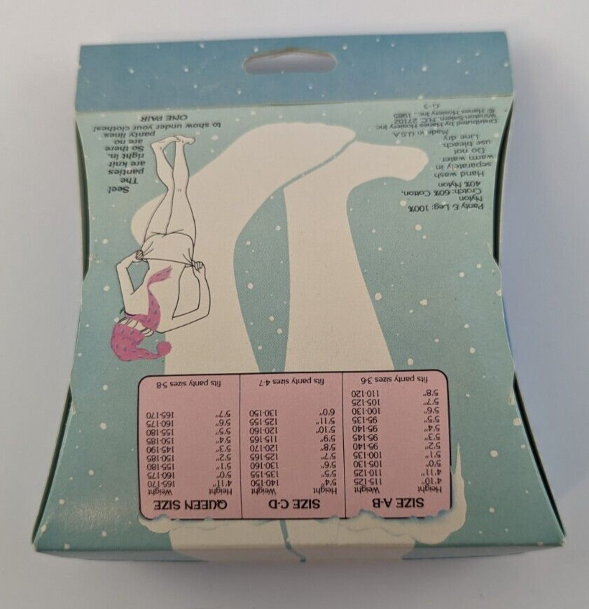 Vintage 1985 Winteralls Pantyhose Gray Size C-D Style 380 NOS