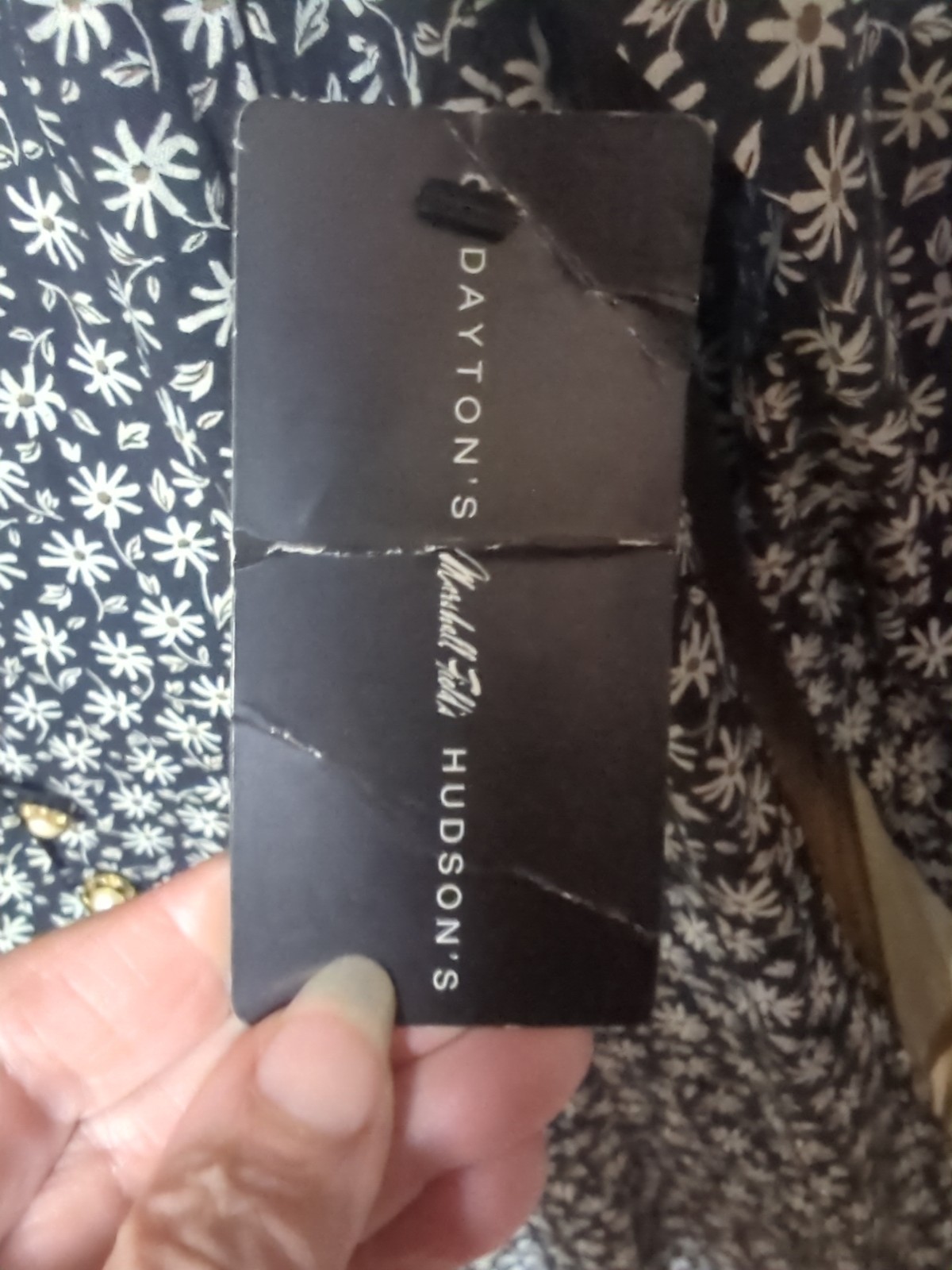 KATIE MFG Floral LSleeve Vintage 80s Dress Size 12 Made In USA Union Made NOS