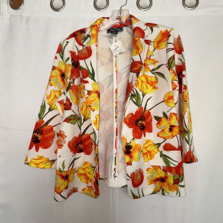 NYCC Women’s Floral Blazer Medium Polyester Spandex · Used