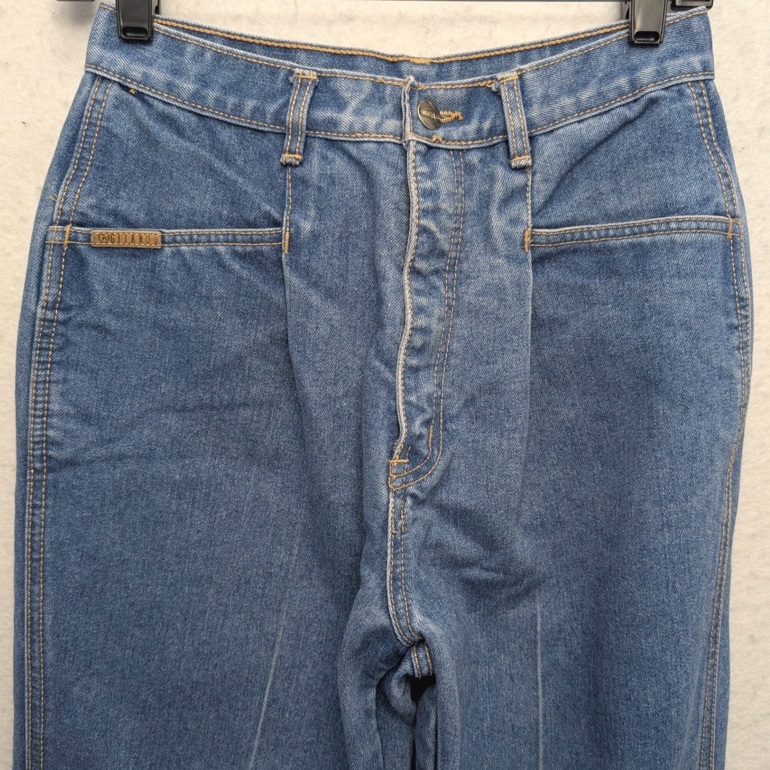 Vintage Gitano Tapered Jeans Womens 11/12 Regular Blue High Rise Fair Spots