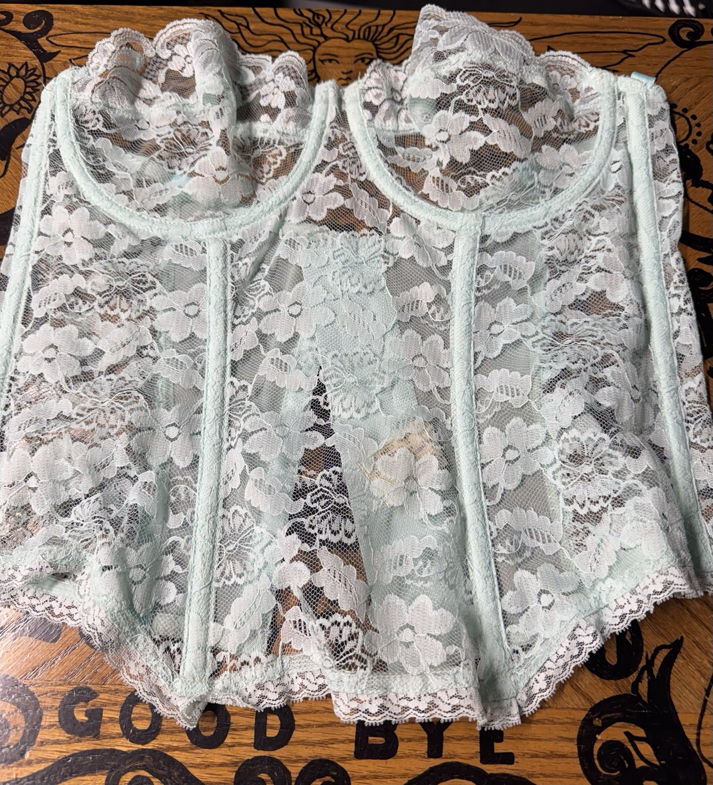 VINTAGE DOLORES FOR POIRETTE BUSTIER ! SIZE 38. MINT . NWOTS