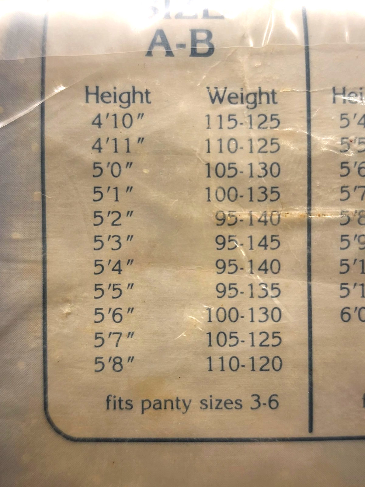 Vtg Winteralls Underalls Cozy Pantyhose Gray Size A/B Style #380