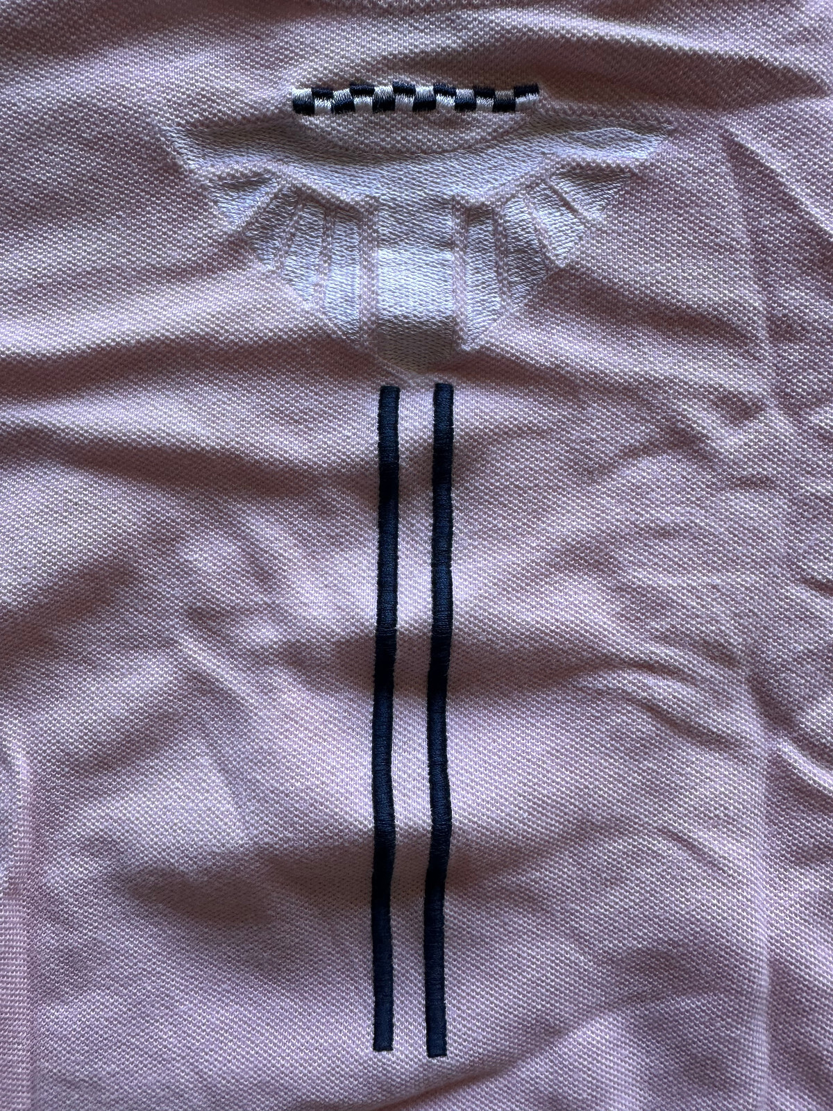 Vintage 1990s Jamie Sadock Pink Cotton Embroidered Cropped Top Size M