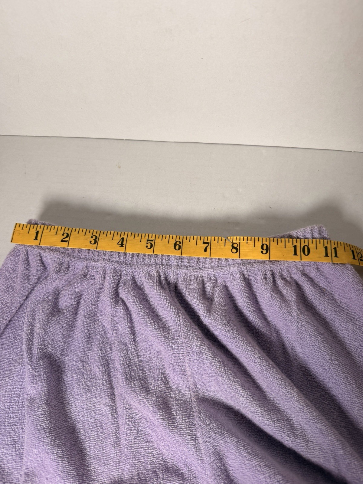 Purple,teal&white 2 Piece Vtg Outfit Terrycloth Rare Shorts Women’s Small Rare