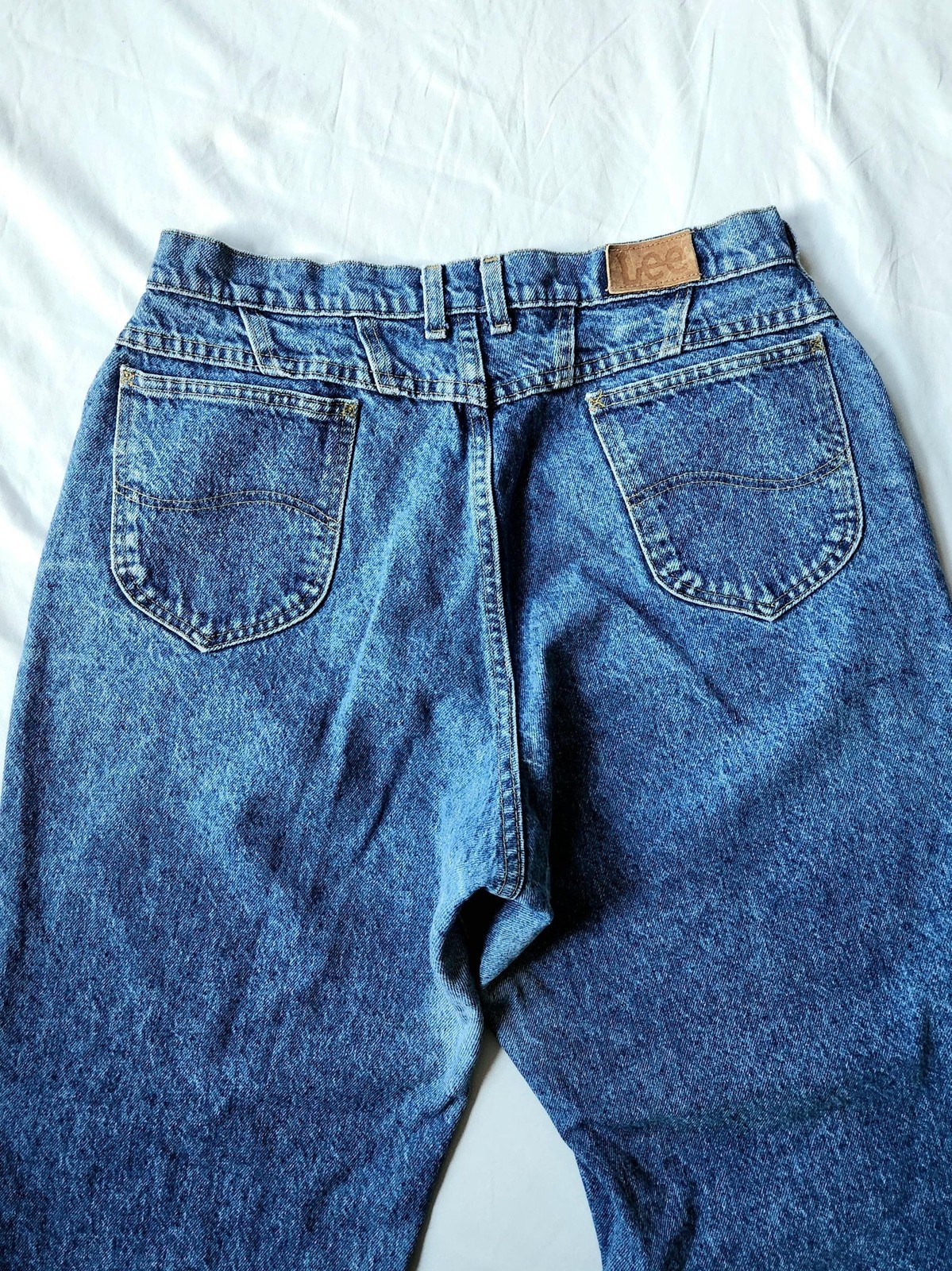 Vintage LEE Rider Mom Jeans: 16 Petite, Union Made USA, High Rise, Tapered Leg