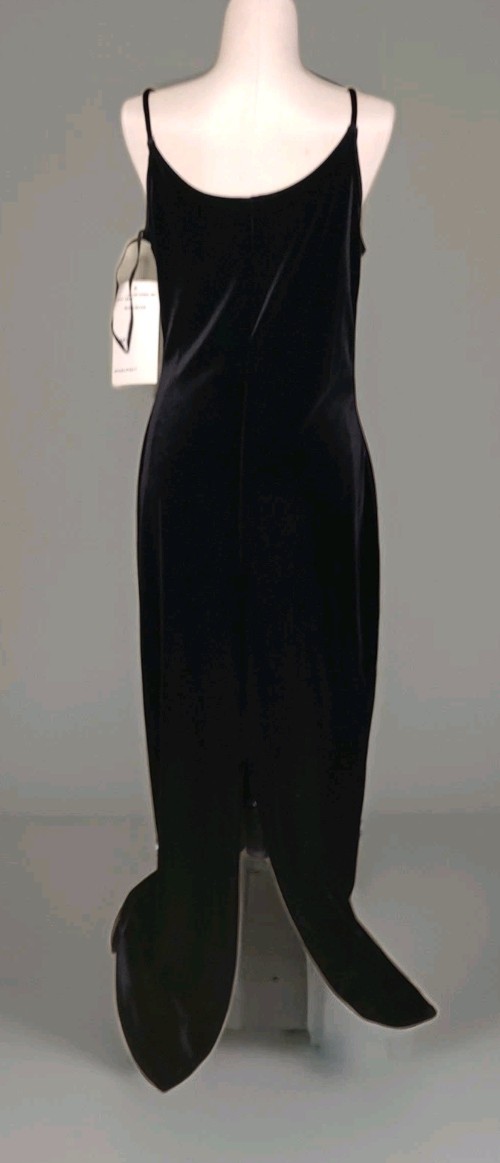 NWT Onyx Nite by Wendye Chaitin 2PC Formal Velour Dress & Silver Jacket – Size 6
