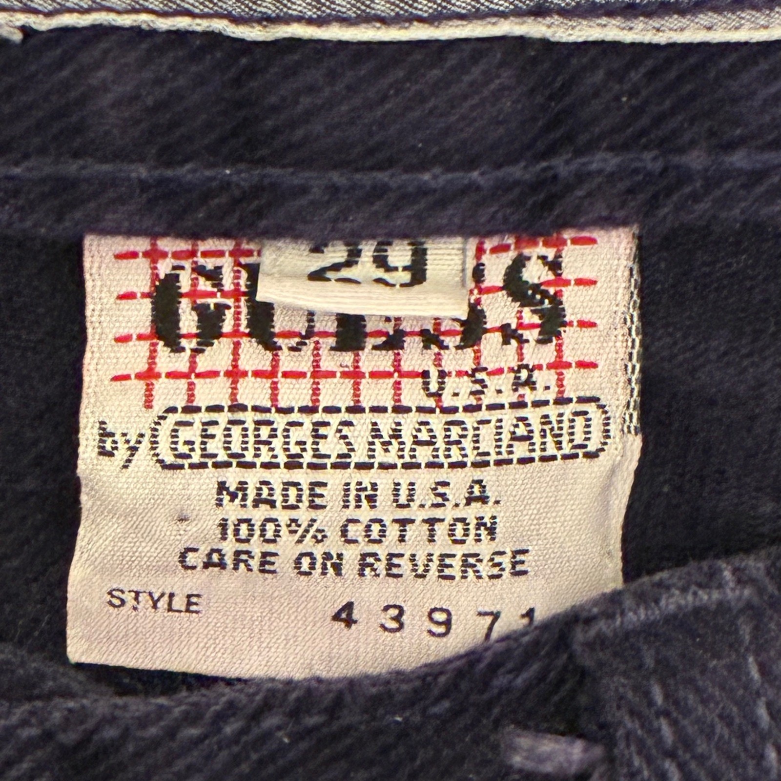Vintage Guess Georges Marciano Size 29 High Waisted Denim Shorts Made in USA