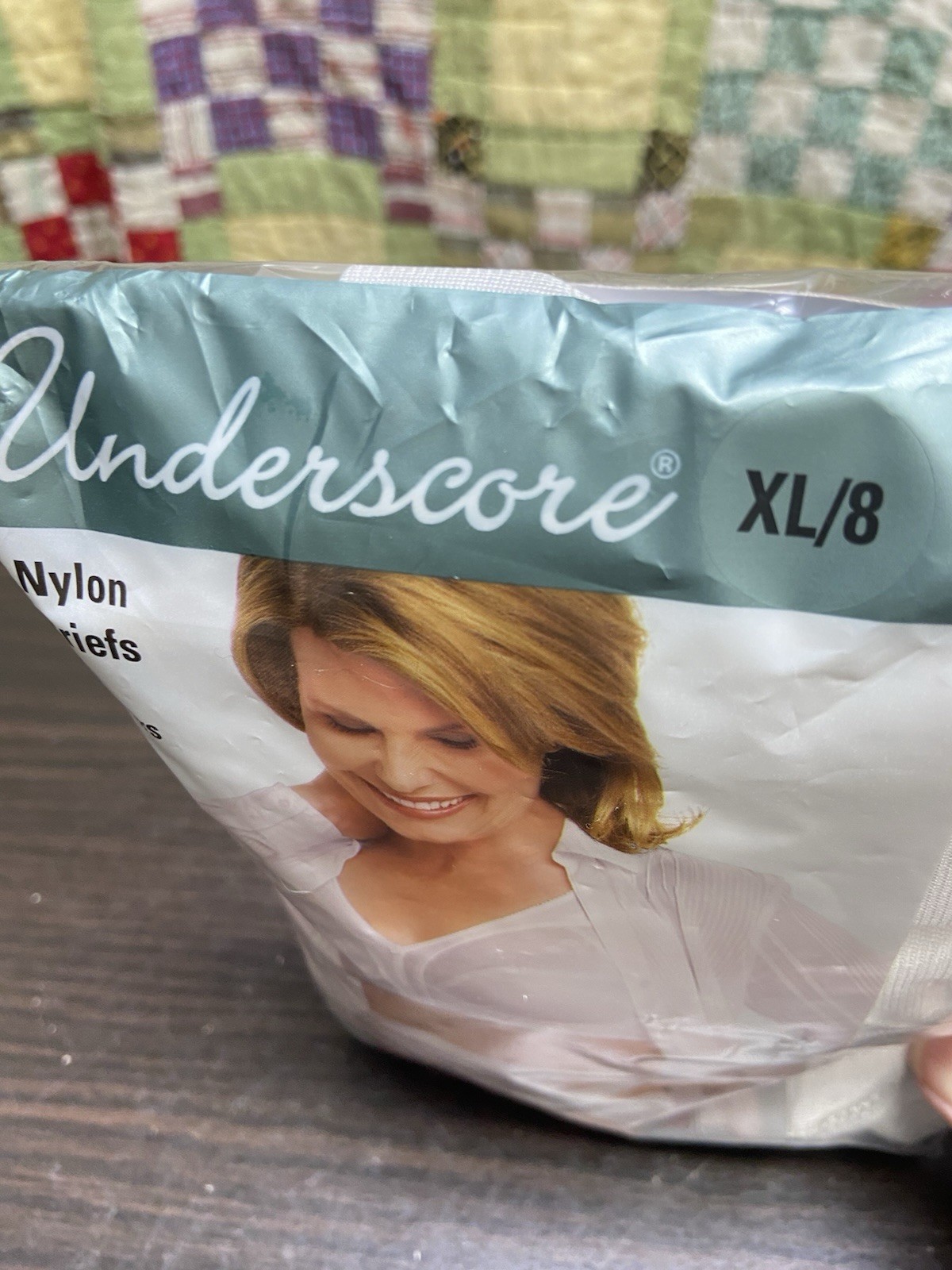 JC PENNY~UNDERSCORE~Full Brief Nylon Sissy Granny NIP~SIZE 8-3 Pairs