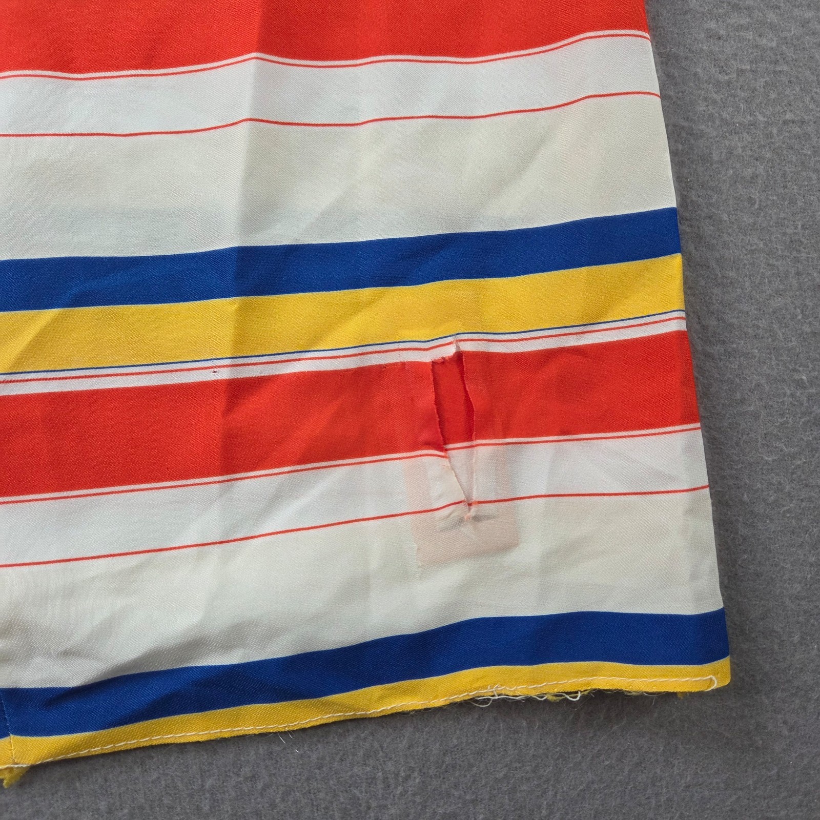 Vintage Andrea Gayler Shirt Dress Womens Small Striped Long Sleeve 70s Collared
