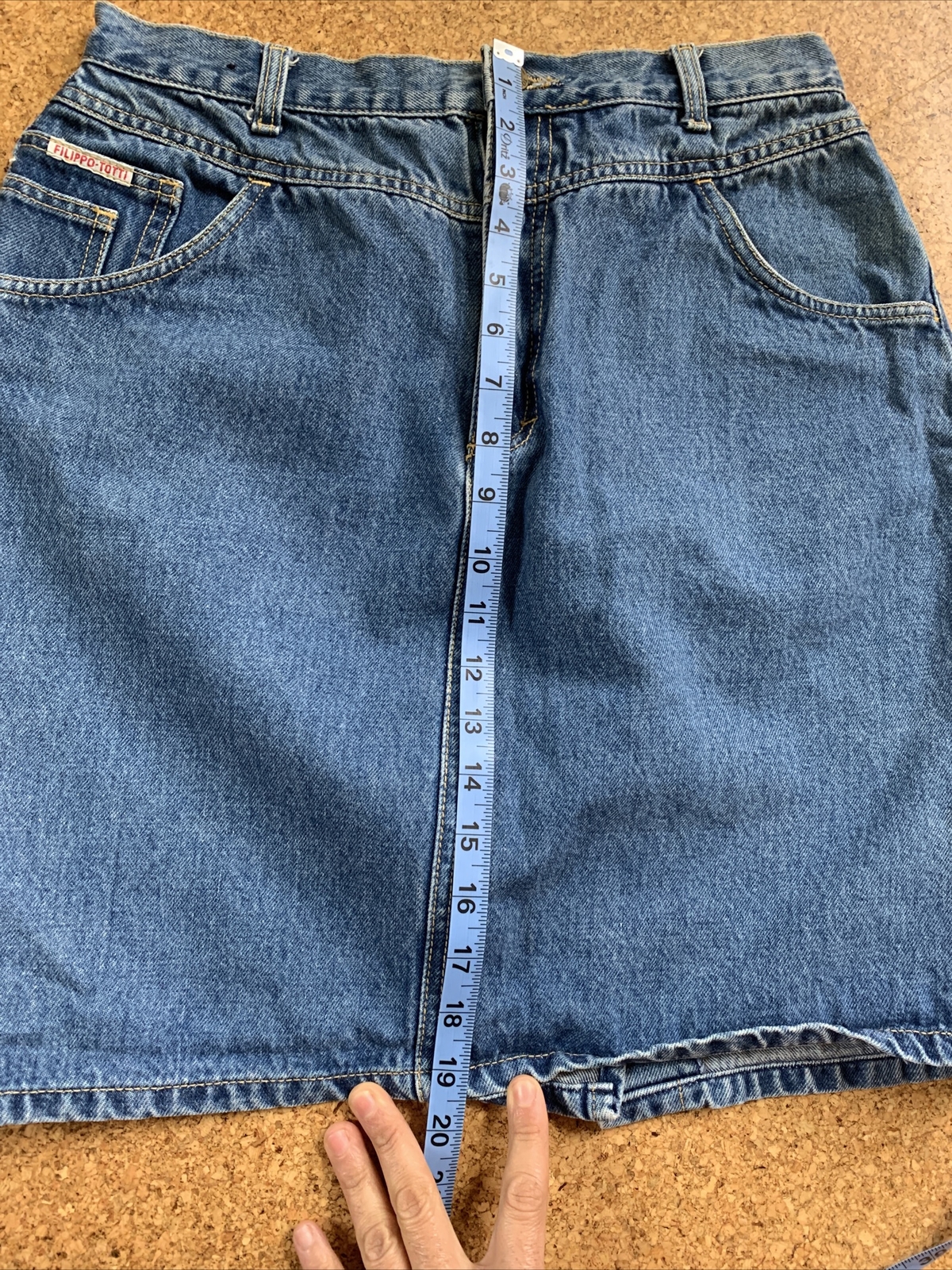 VTG FILIPPO TOTTI 80s Mom Jeans Skirt Sz 13/14 – Waist 28 “