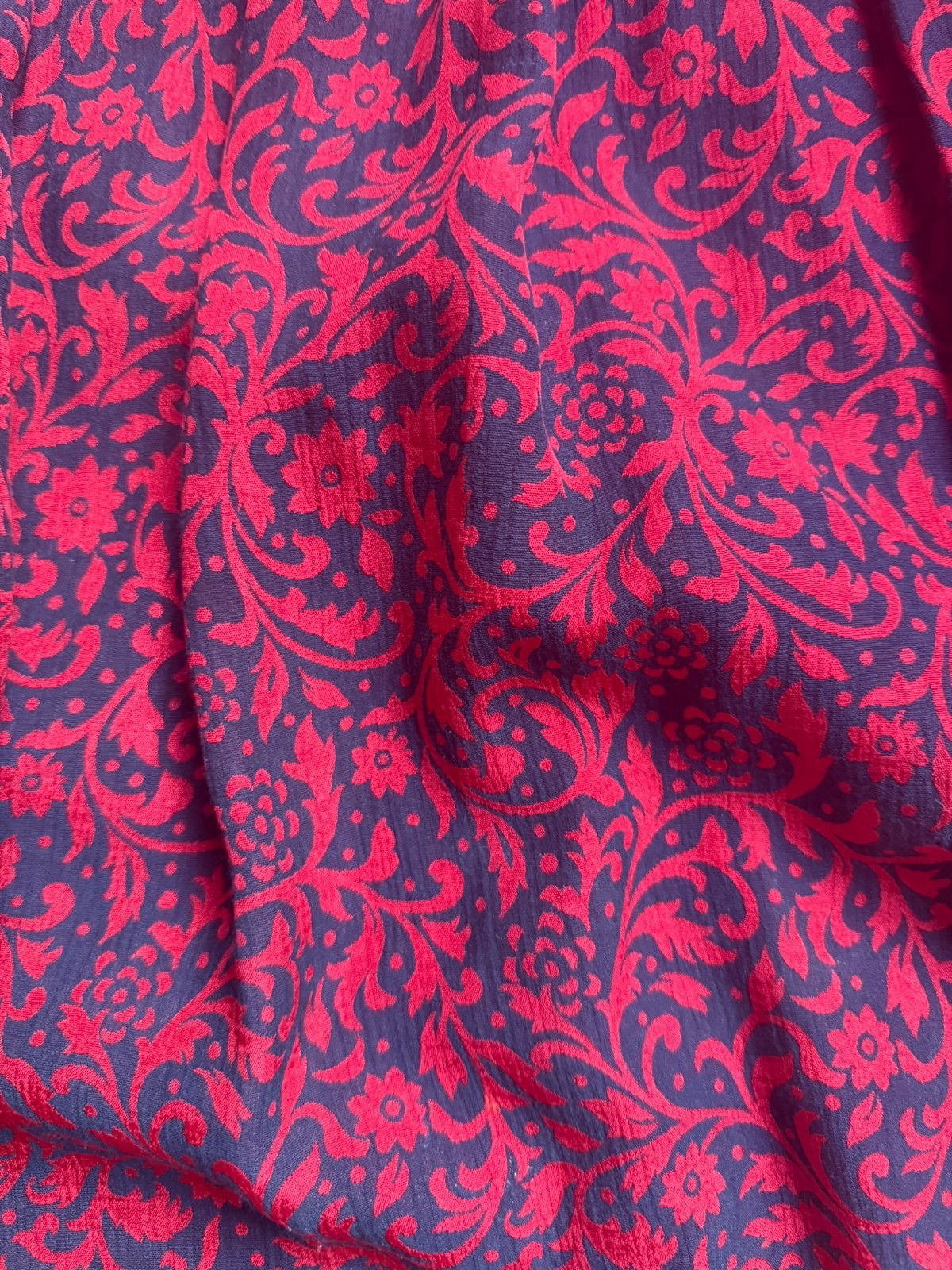 80s designer maxi skirt Franz Haushofer Miss Antonette vintage brocade size 36 38