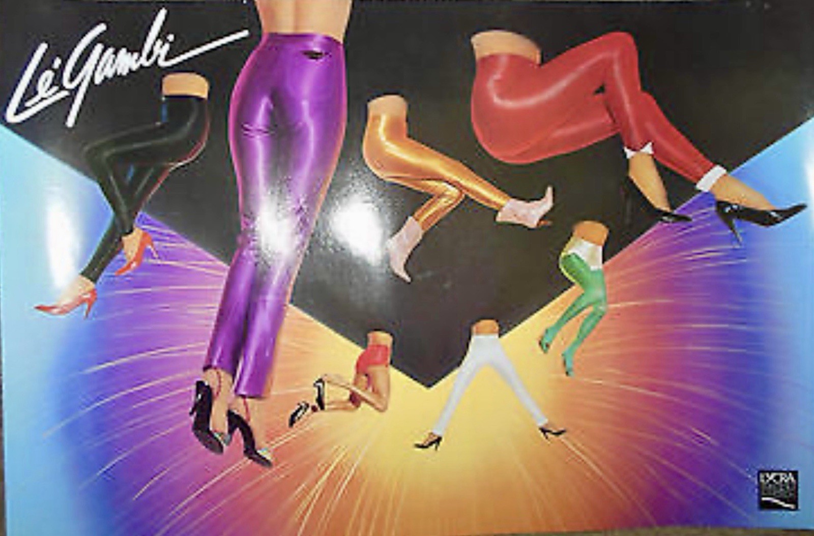 Vintage 1970s Le’Gambi Purple Spandex Disco Pants