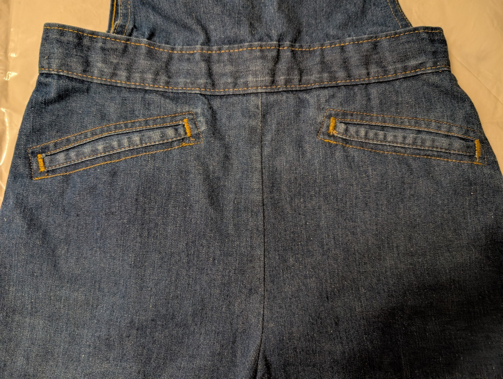 Vintage 70’s Landlubber Girls Blue Denim Jumper Shorts no Size / See Measurement