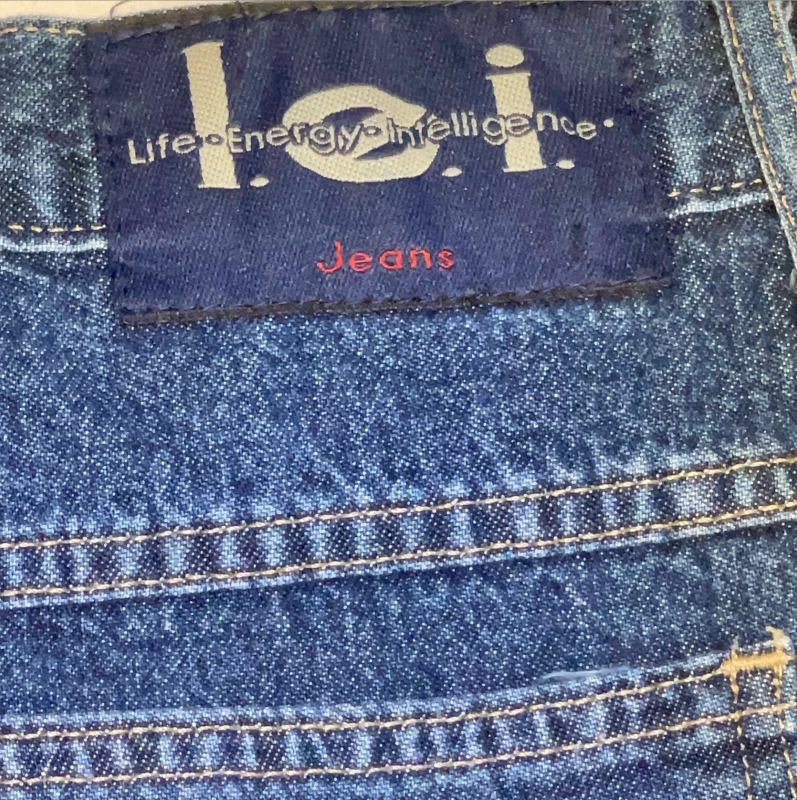 Vintage LEI Y2K 90’s Dark Wash Button Fly Denim Blue Jean Shorts Sz 13 Carpenter