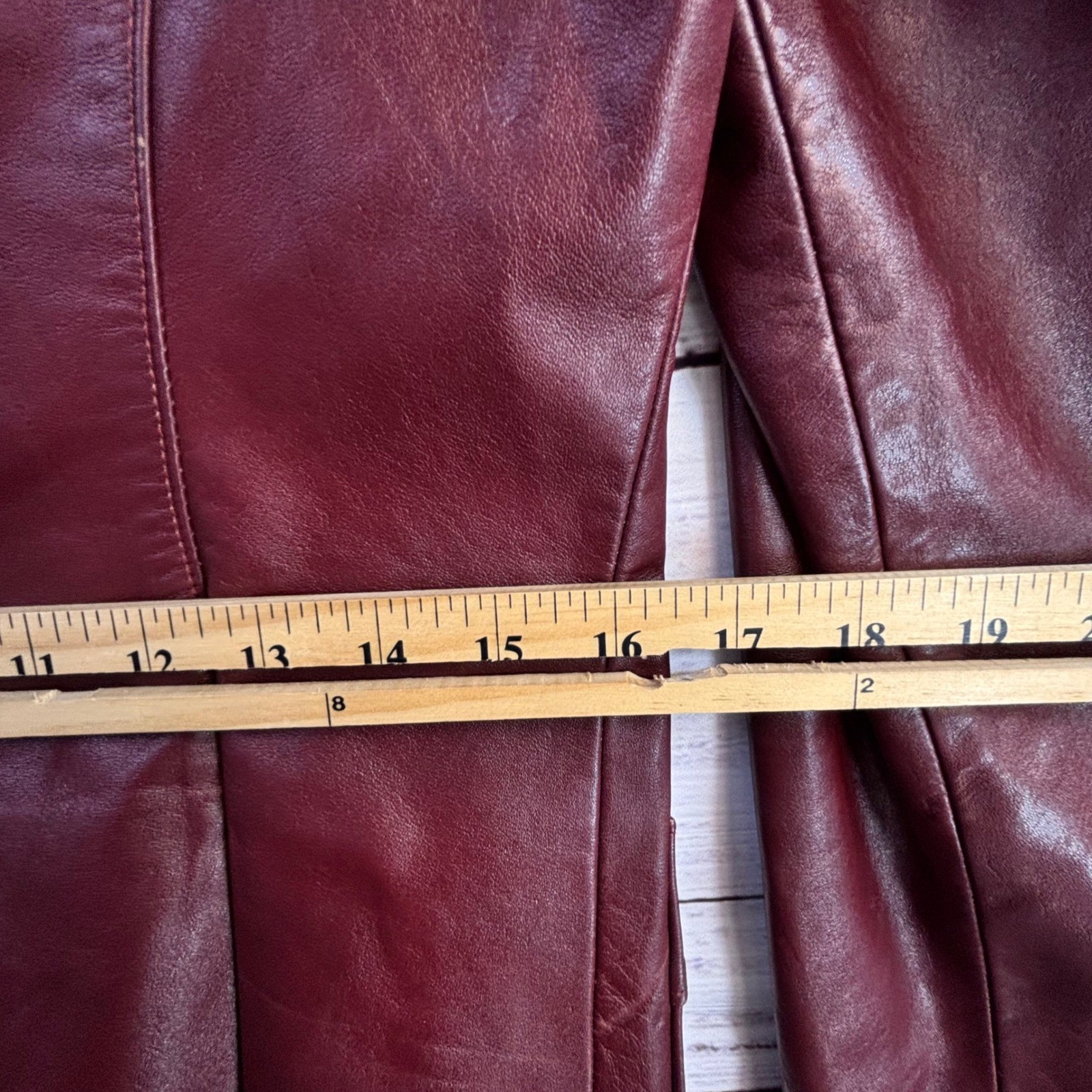 Vtg Dark Academia Equestrian Leather Blazer Etienne Aigner 12 Burgundy Oxblood