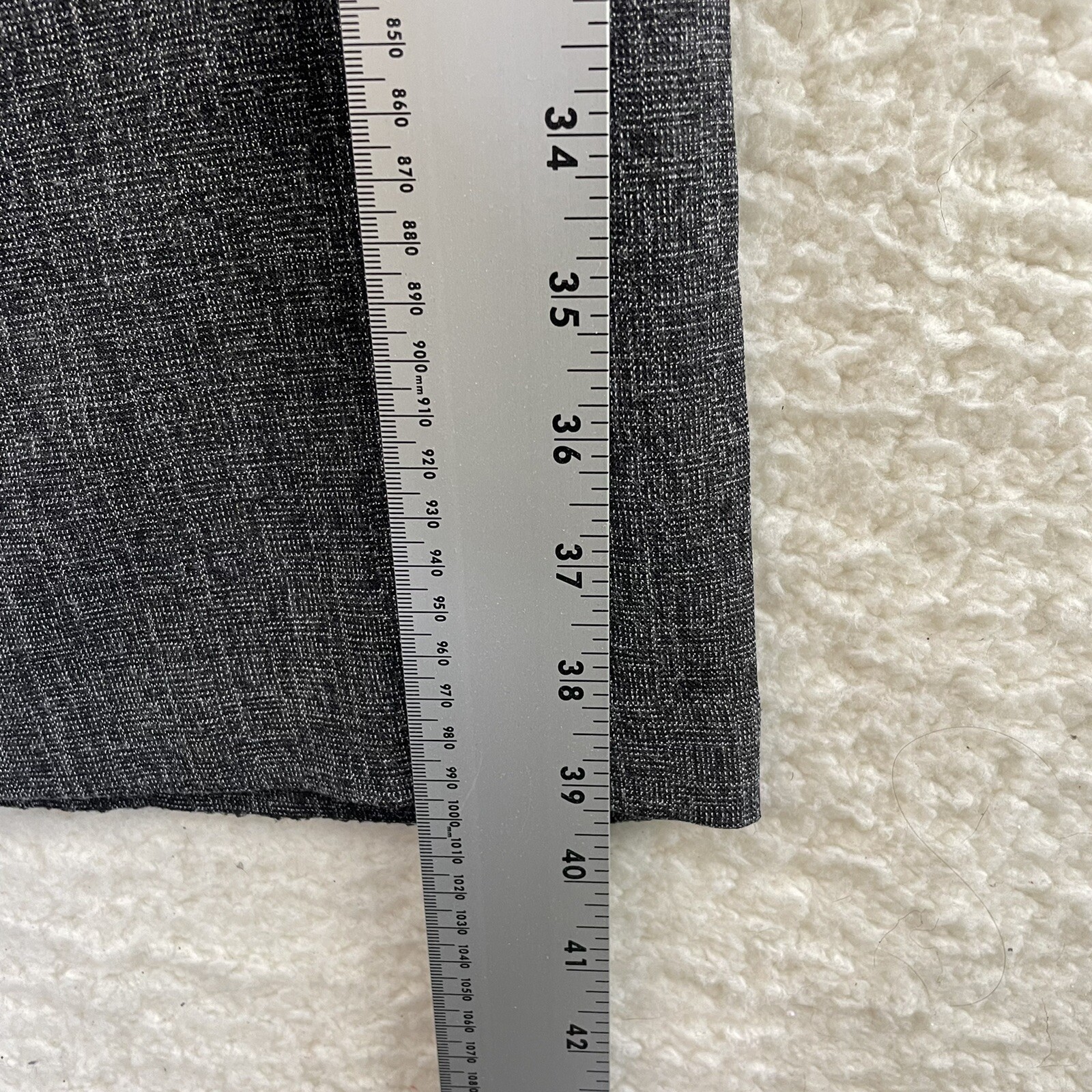 Y2K Vintage Dress Pants Trousers Slacks 8 10 28 29 Grey Bootcut Flare Mid Rise