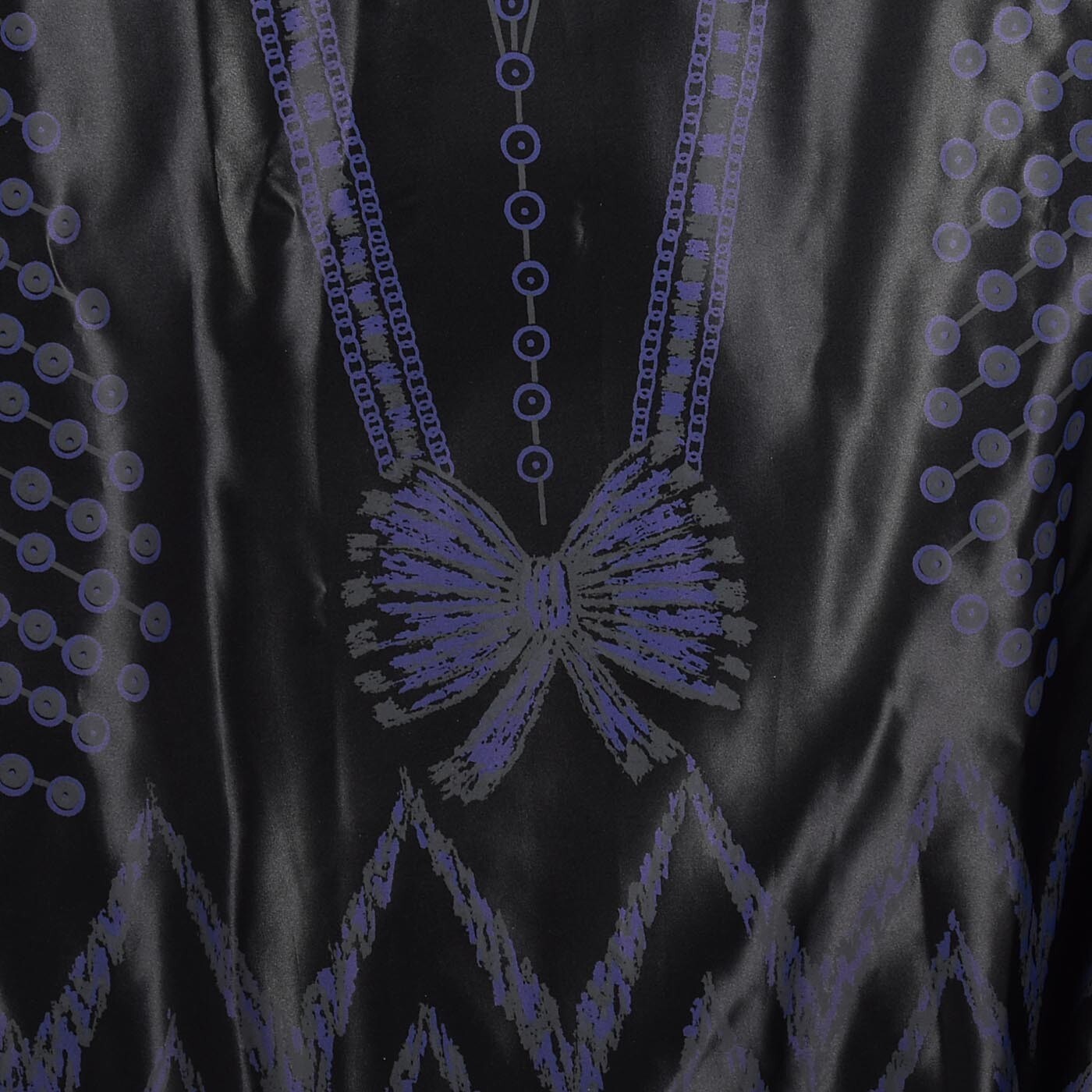 M Vintage 1980s 80s Zandra Rhodes Designer Black Formal Evening Gown Maxi Dress