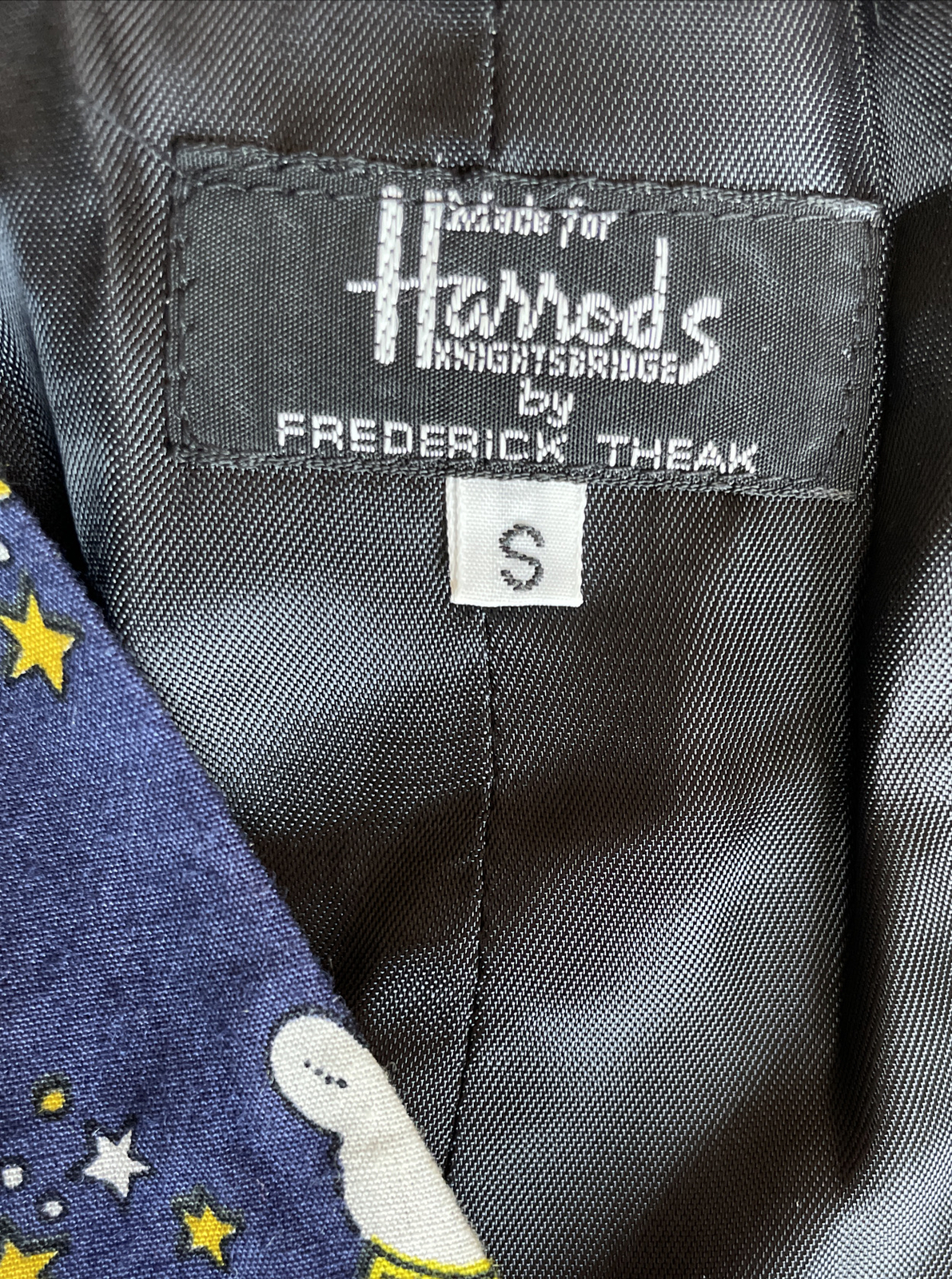 Harrods Knightsbridge Frederick Theak Vintage Vest Size Small S RUPERT THE BEAR