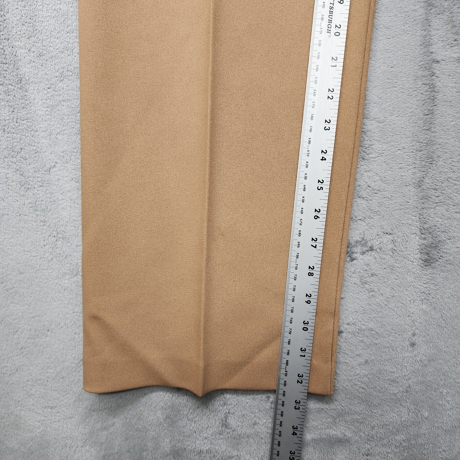 NEW Vintage 80s Levi’s Pants Womens XS/11 Tan High Rise Straight Leg Polyester
