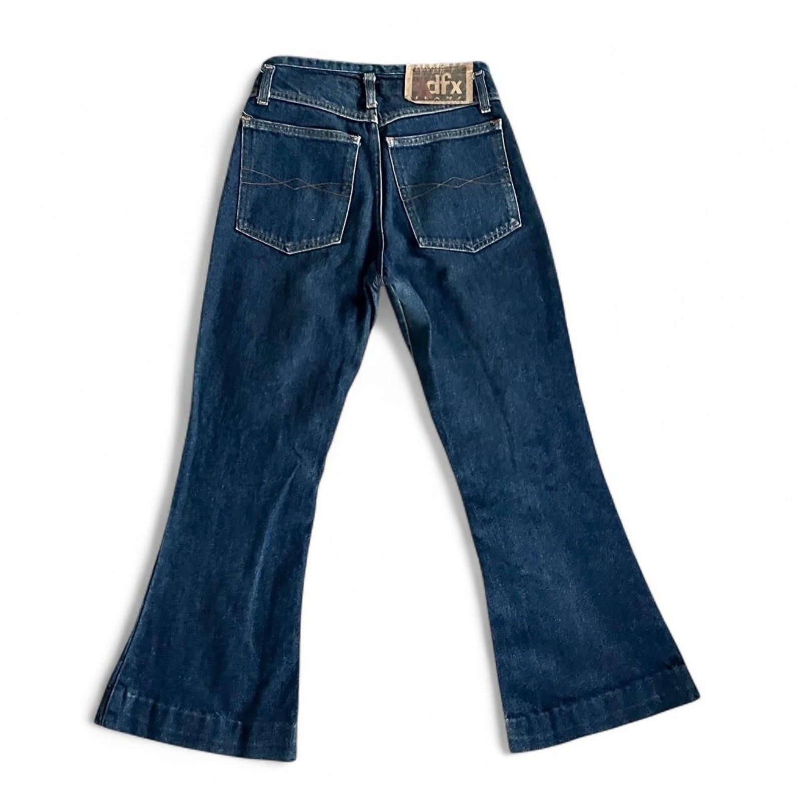 90s Y2k low rise jeans Button Fly size 3 Flares 26 in waist